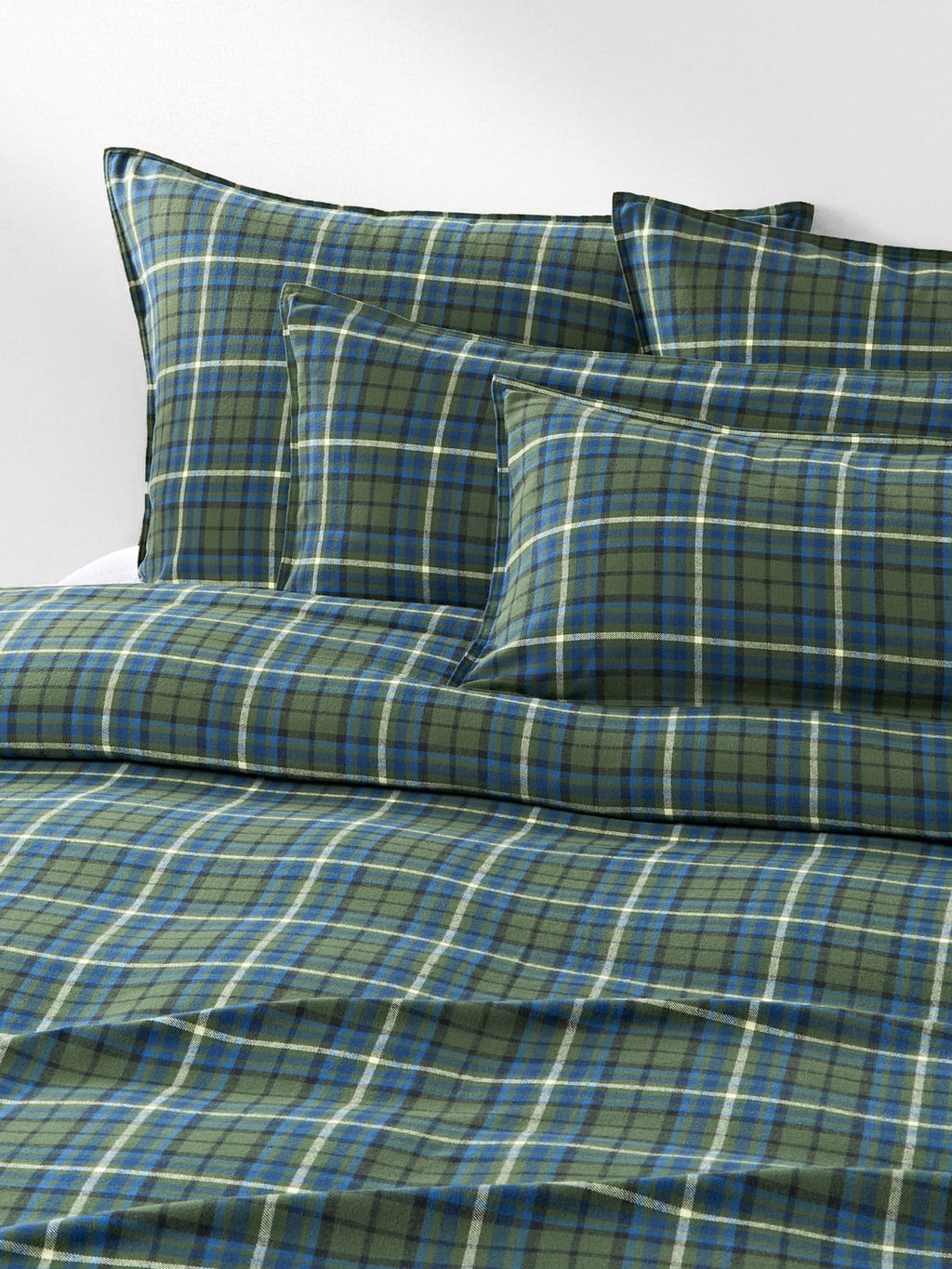 Presley Checked Flannel Duvet Cover