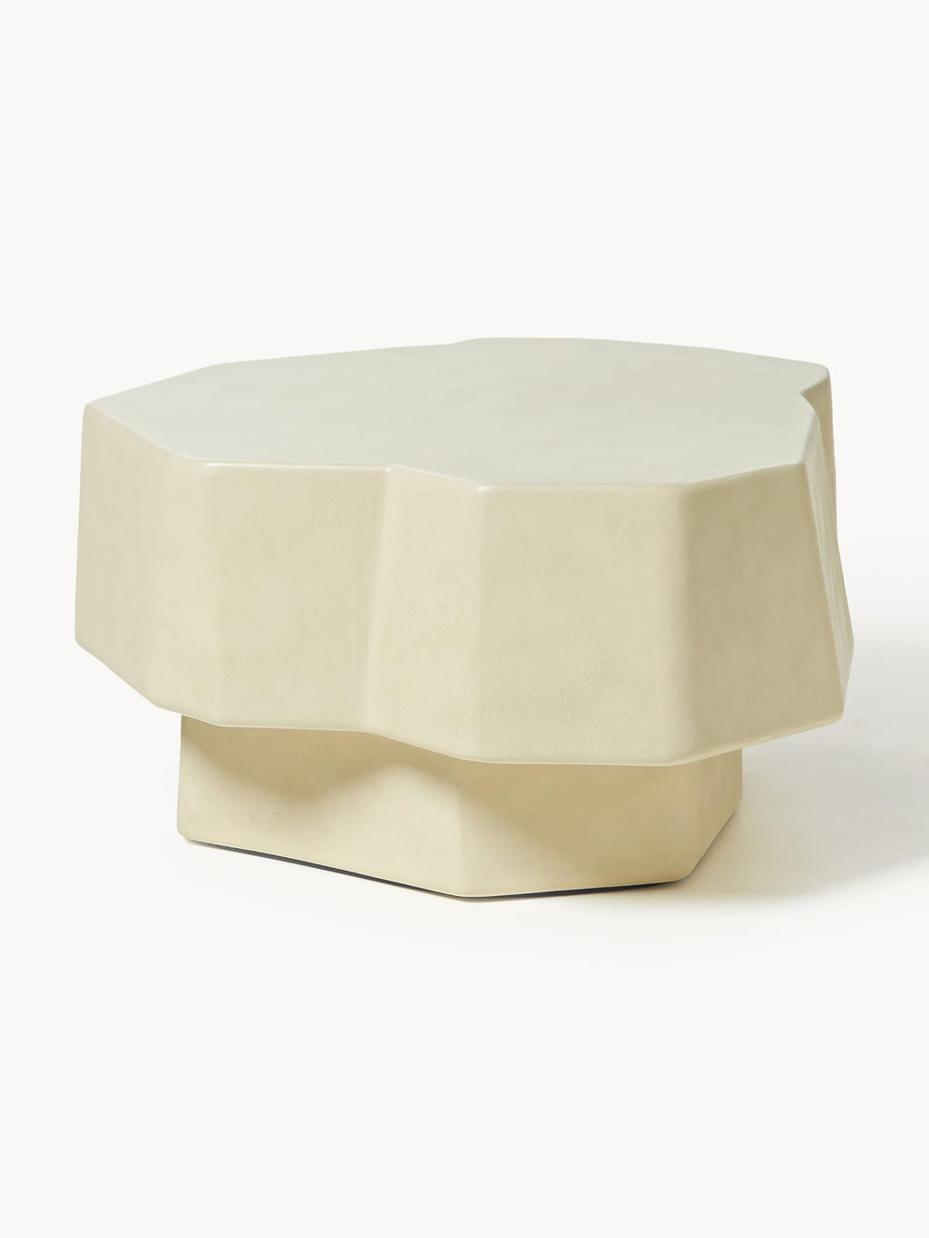 Presley Organic Shape Concrete Coffee Table