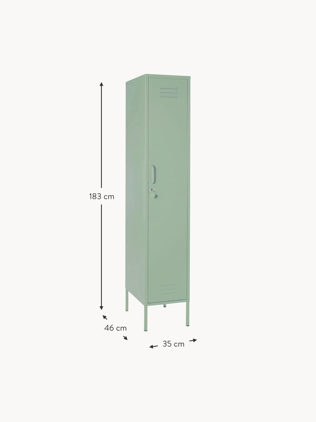 Presley Small Metal Wardrobe The