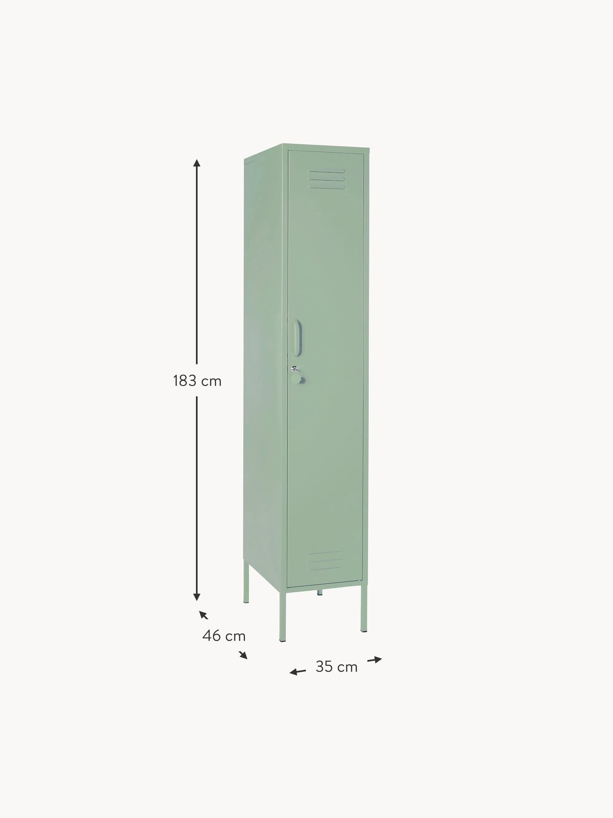 Presley Small Metal Wardrobe The