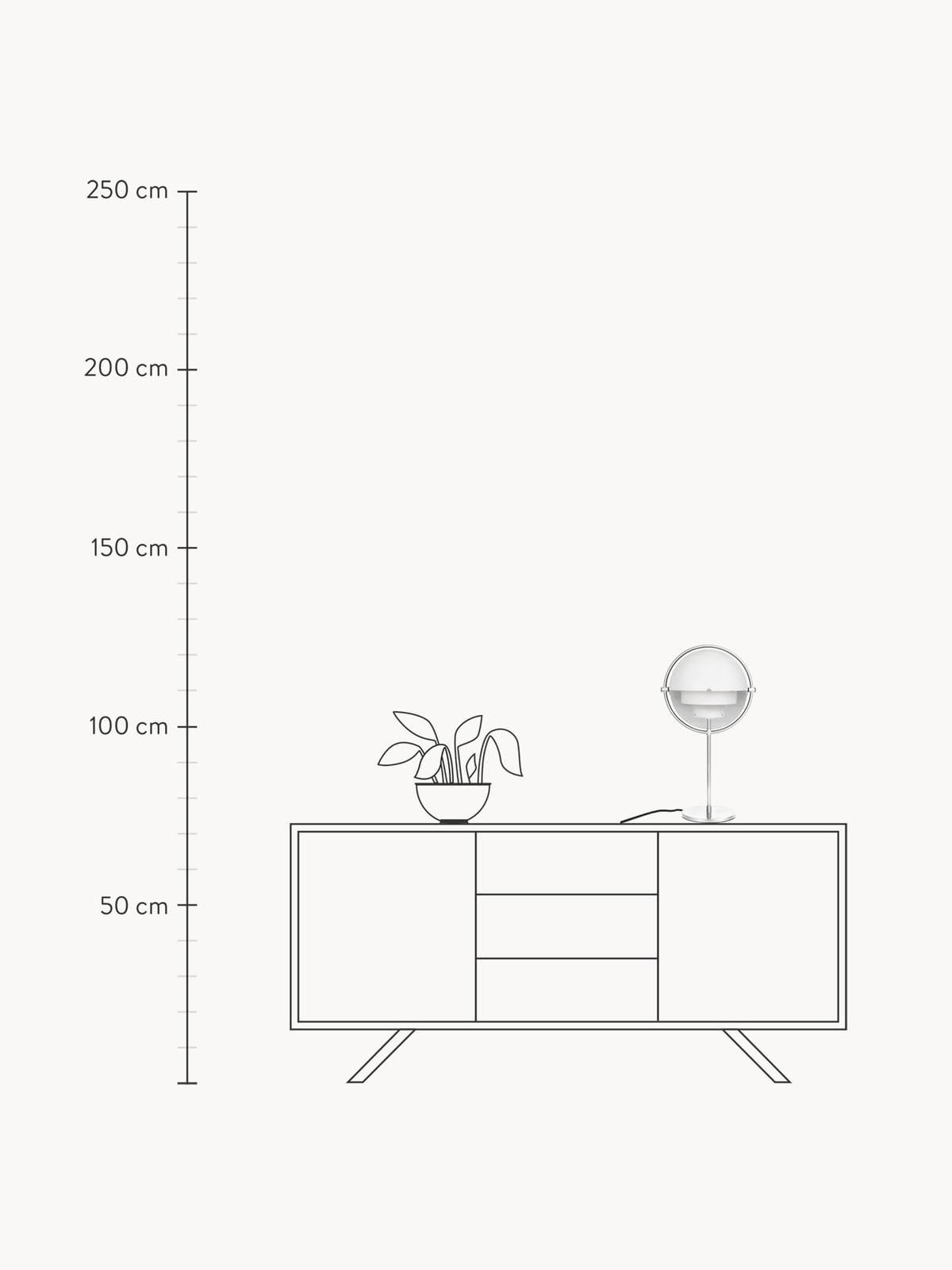 Quarley Multi-Lite Large Adjustable Table Lamp