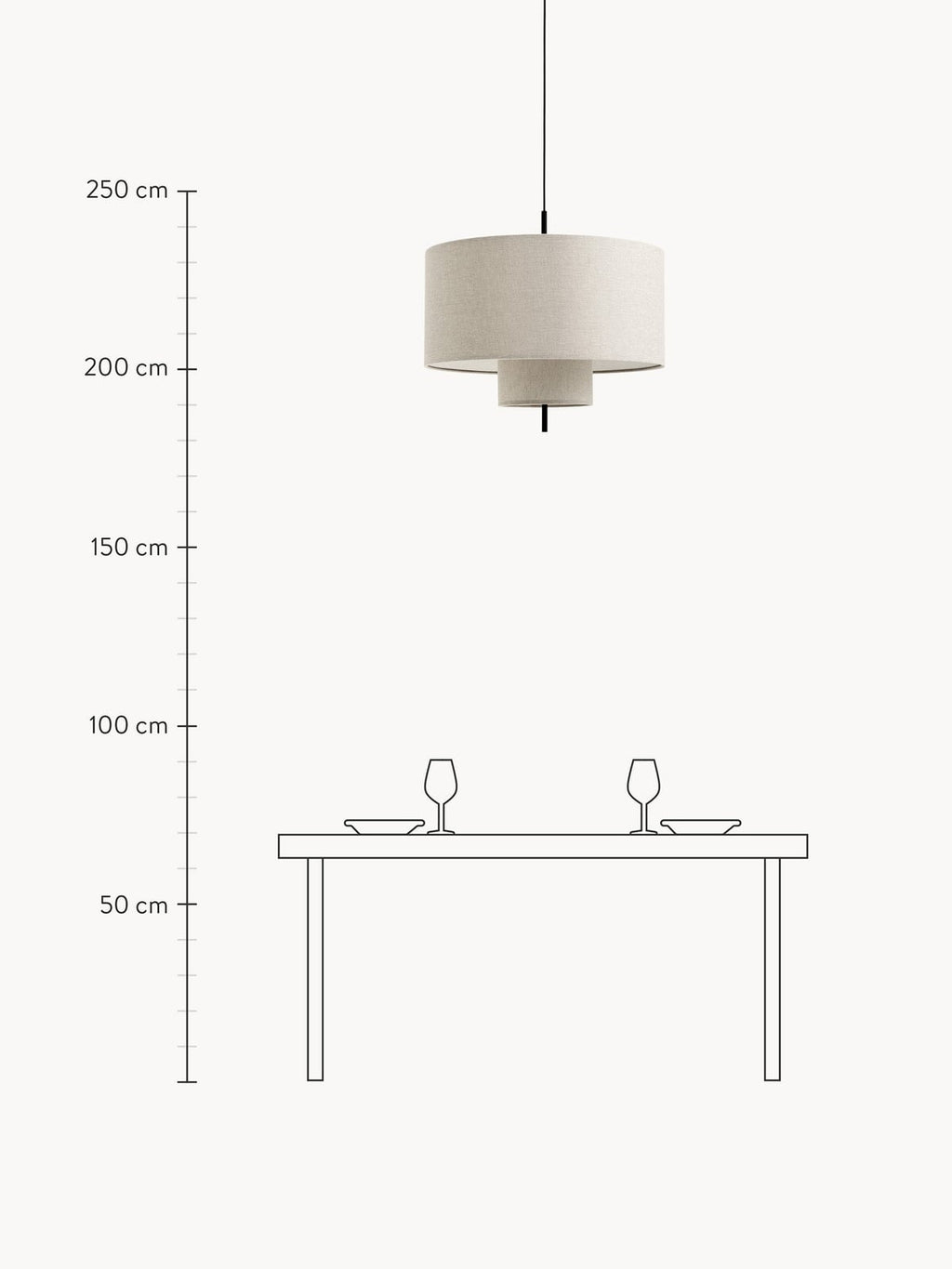Quarley Pendant Light, Various Sizes