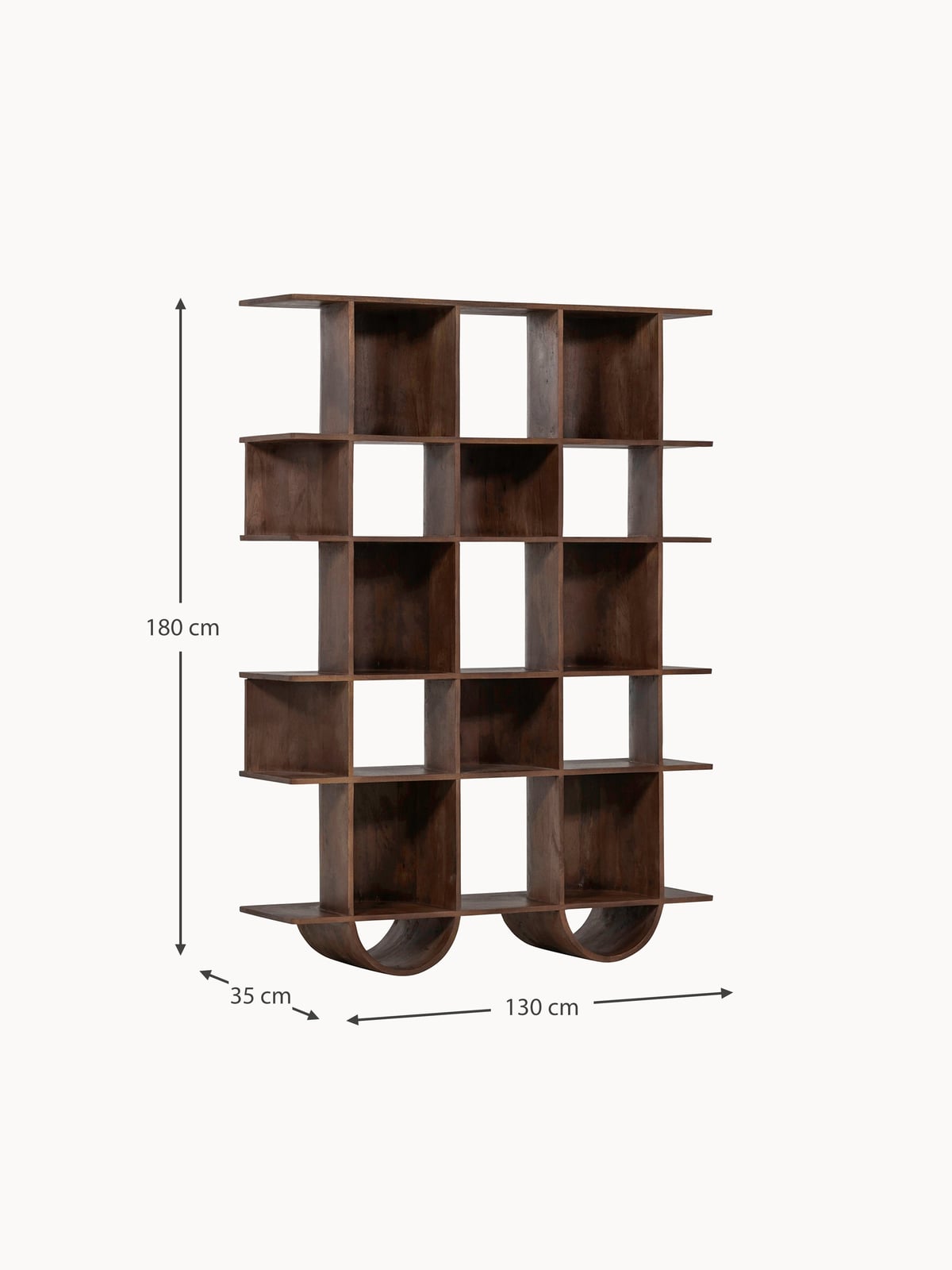 Quenby Mango Wood Shelving Unit