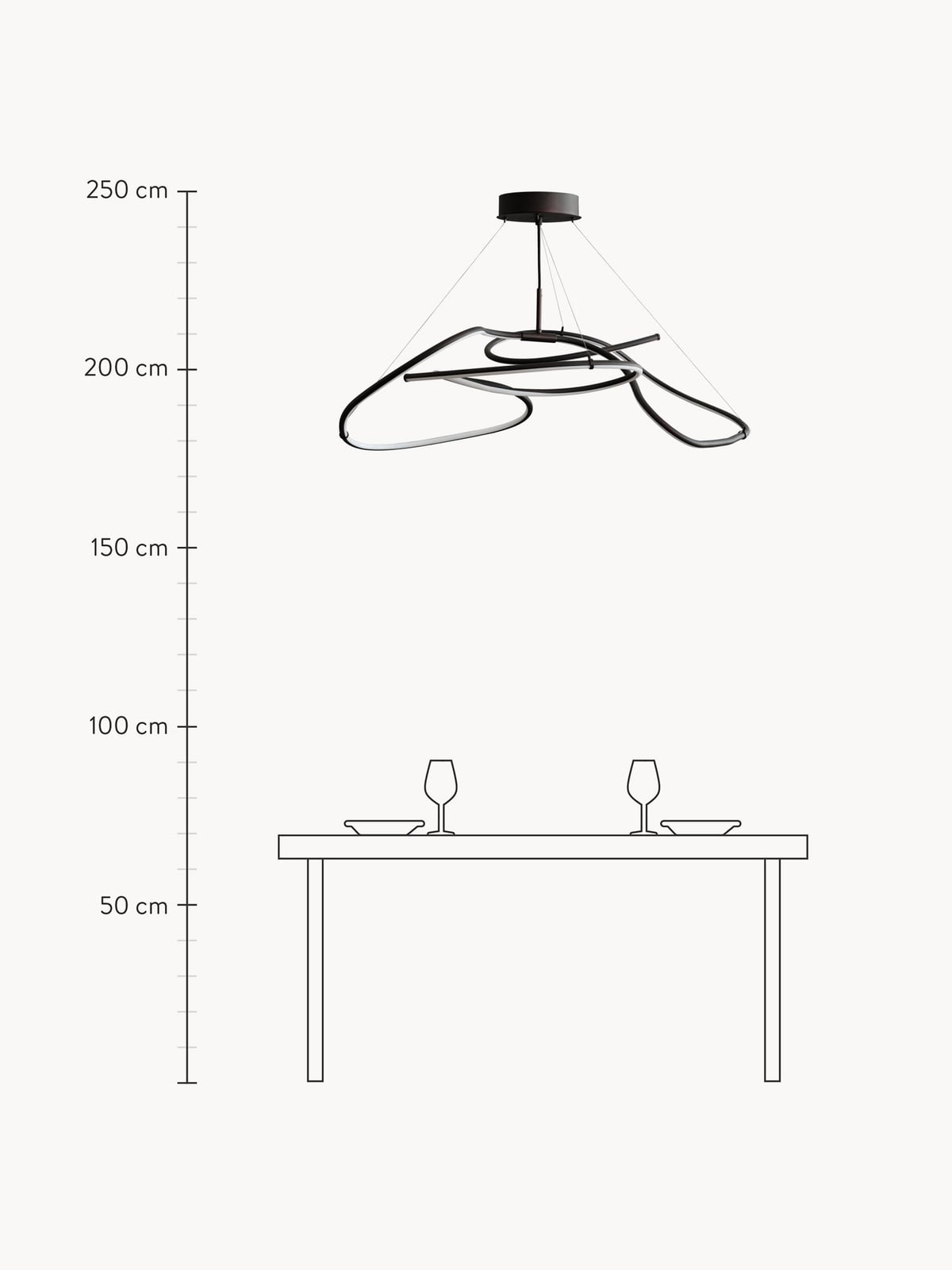 Quernmore Large LED Chandelier