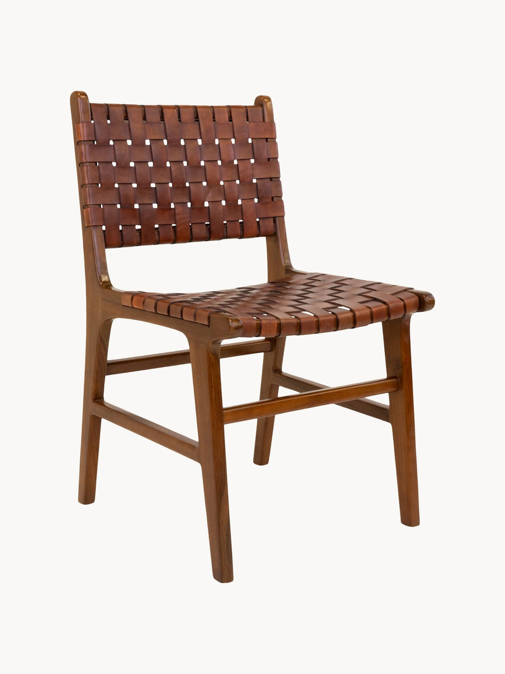 Quinton Teak Wood Dining Chairs, Set of 2