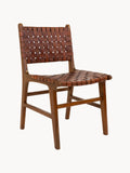Quinton Teak Wood Dining Chairs, Set of 2