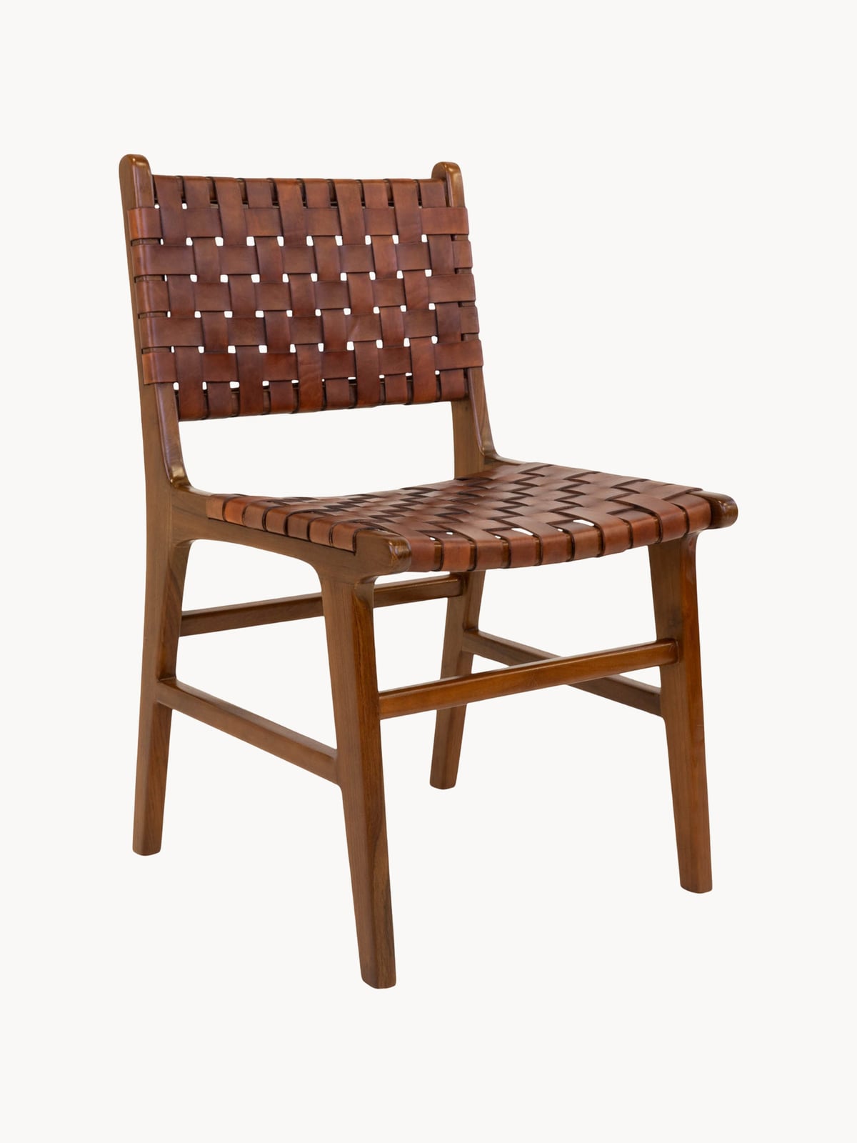 Quinton Teak Wood Dining Chairs, Set of 2