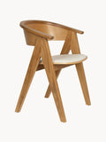 Quinton Upholstered Dining Chair with Armrests