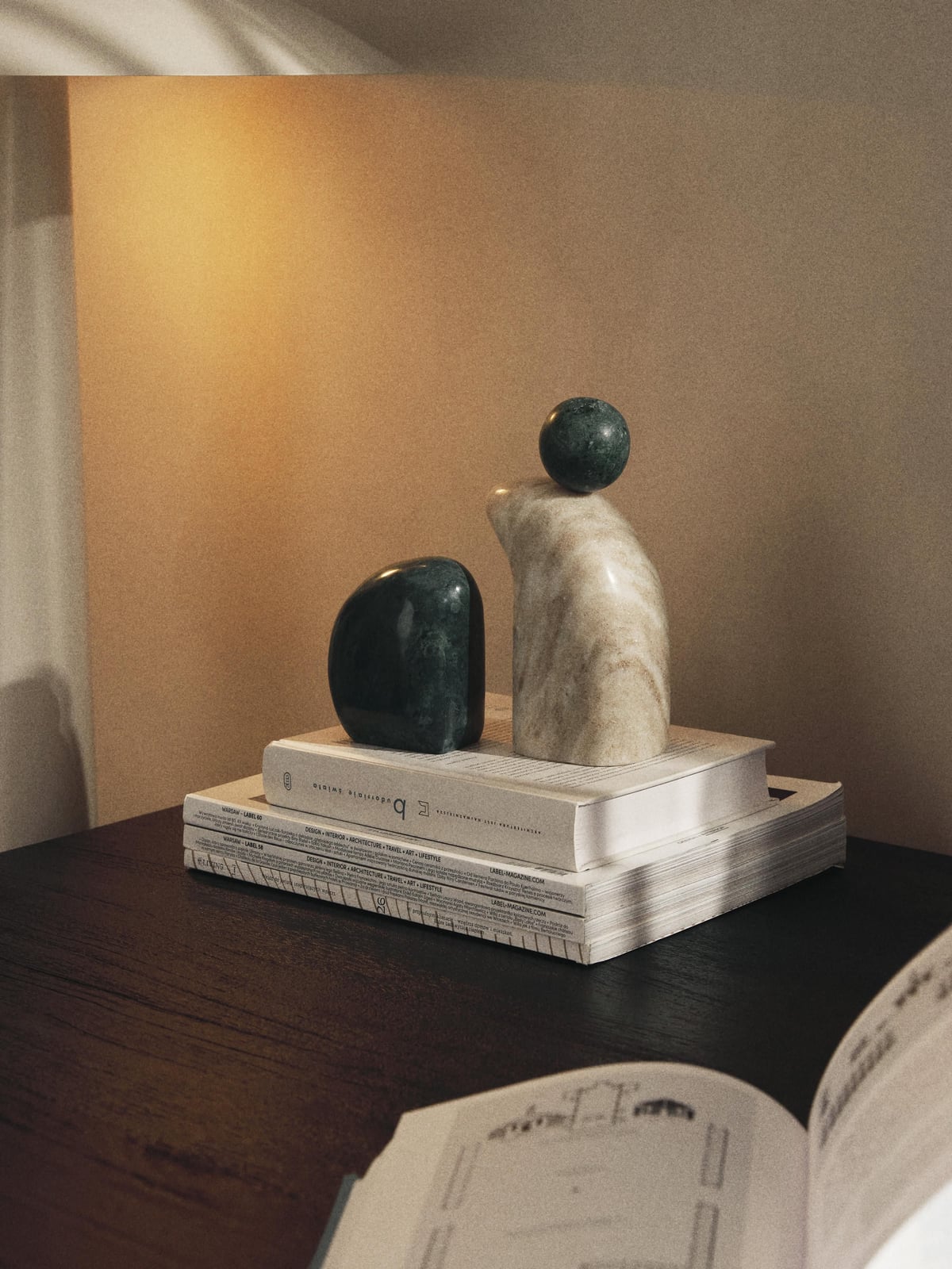 Ravensworth Decorative Marble Objects, Set of 2
