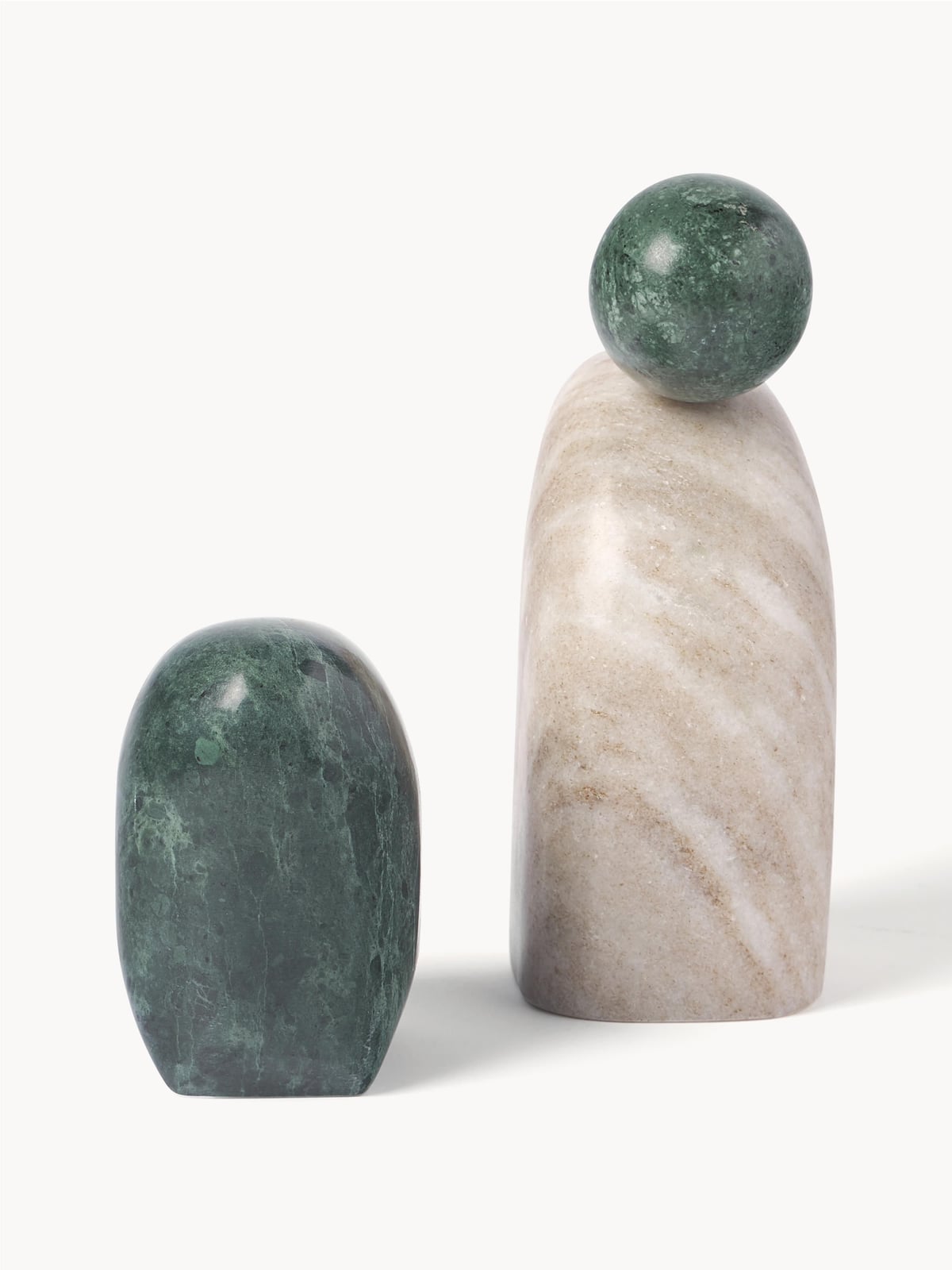 Ravensworth Decorative Marble Objects, Set of 2
