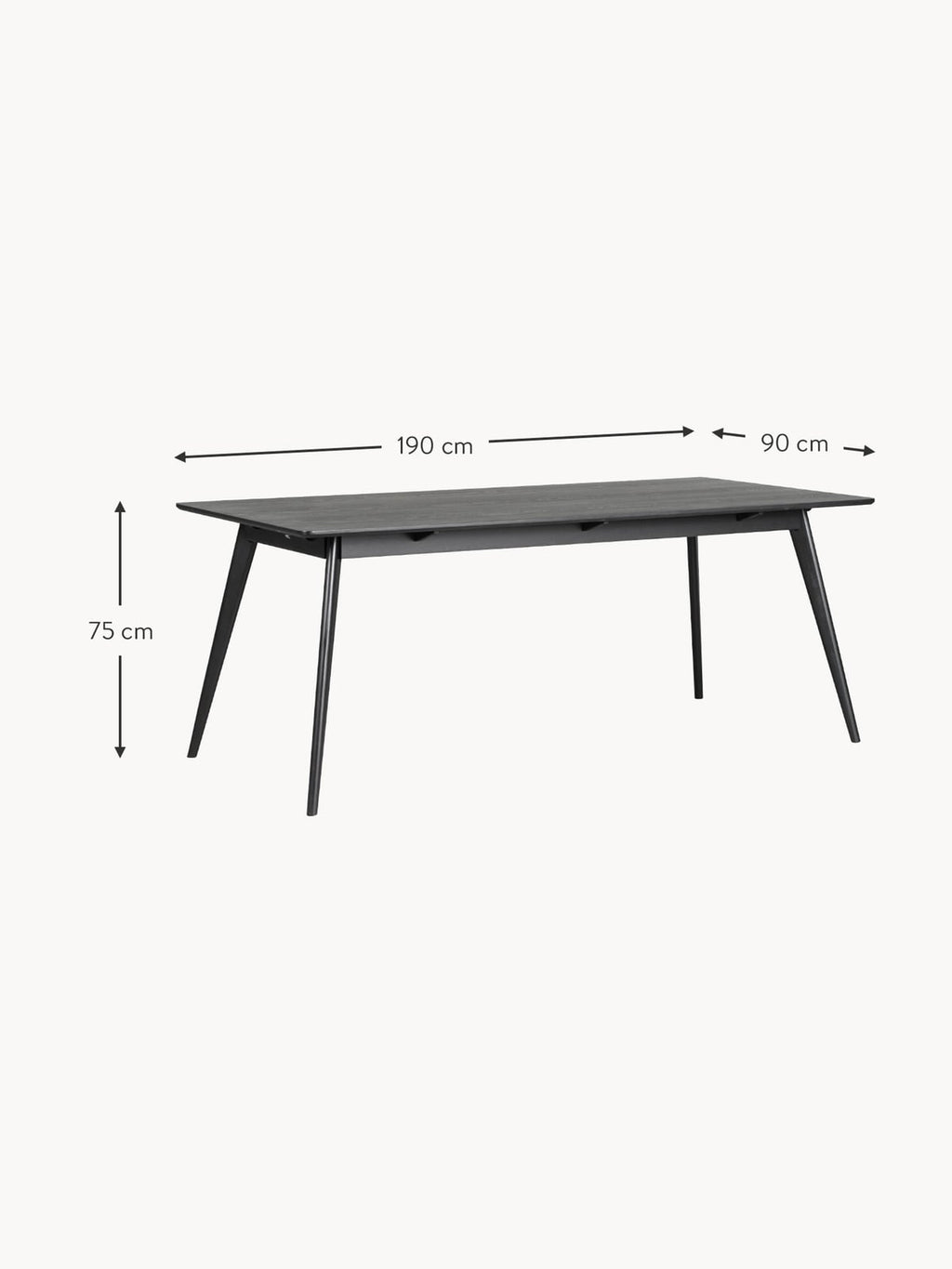 Ravensworth Dining Table, 190 X 90 cm