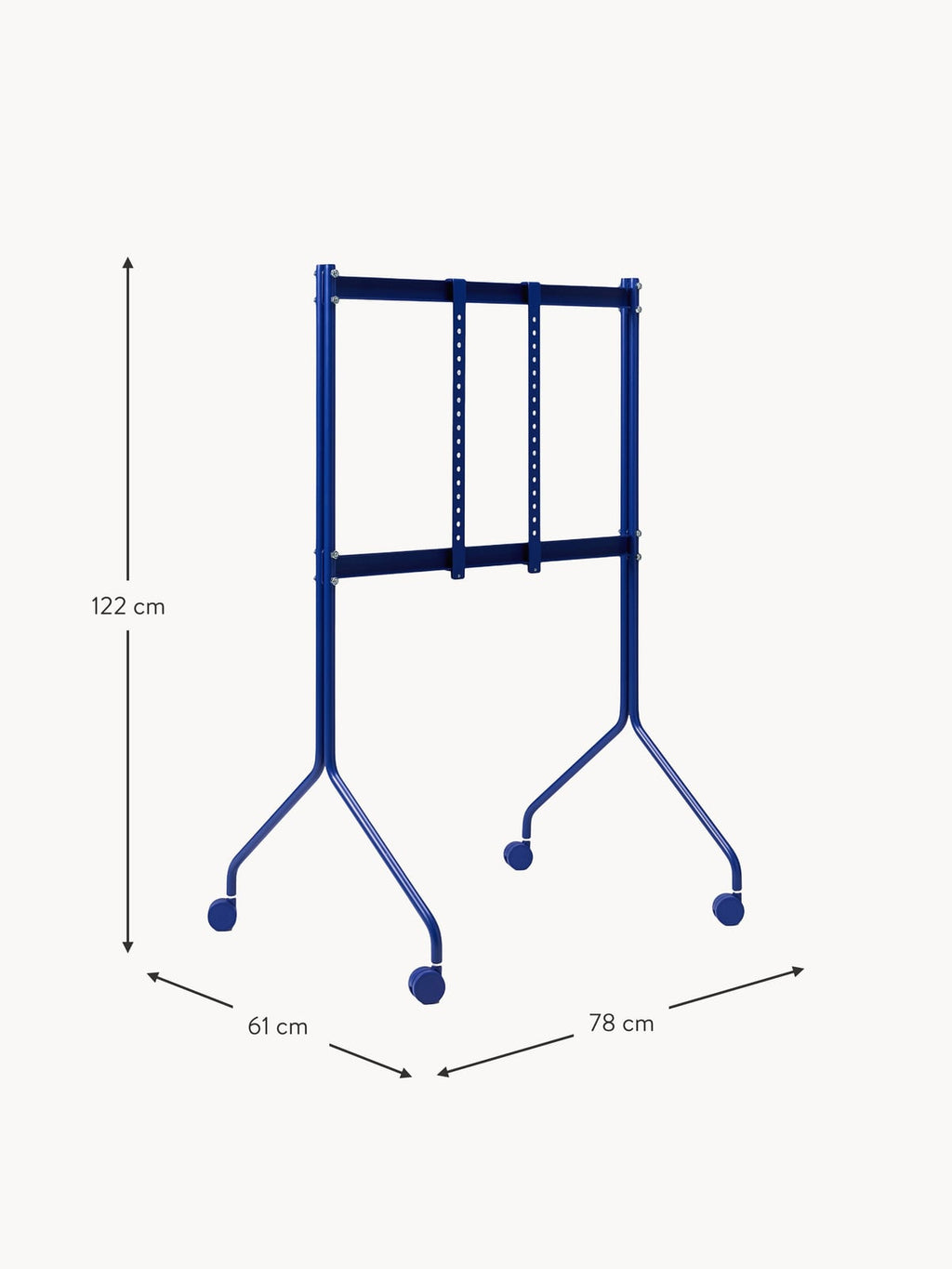Ravensworth Tall TV Stand Moon Rollin' with Wheels