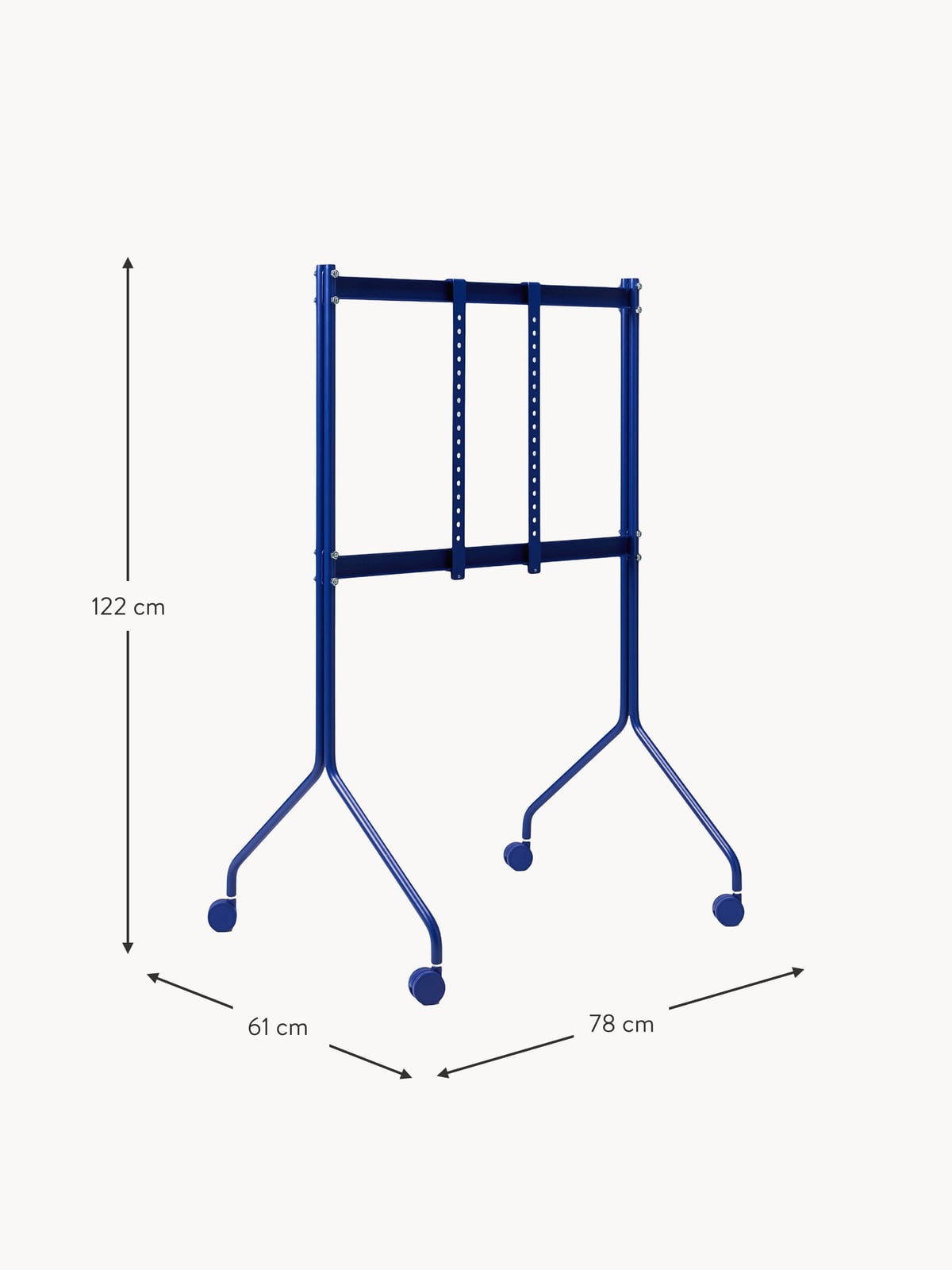 Ravensworth Tall TV Stand Moon Rollin' with Wheels