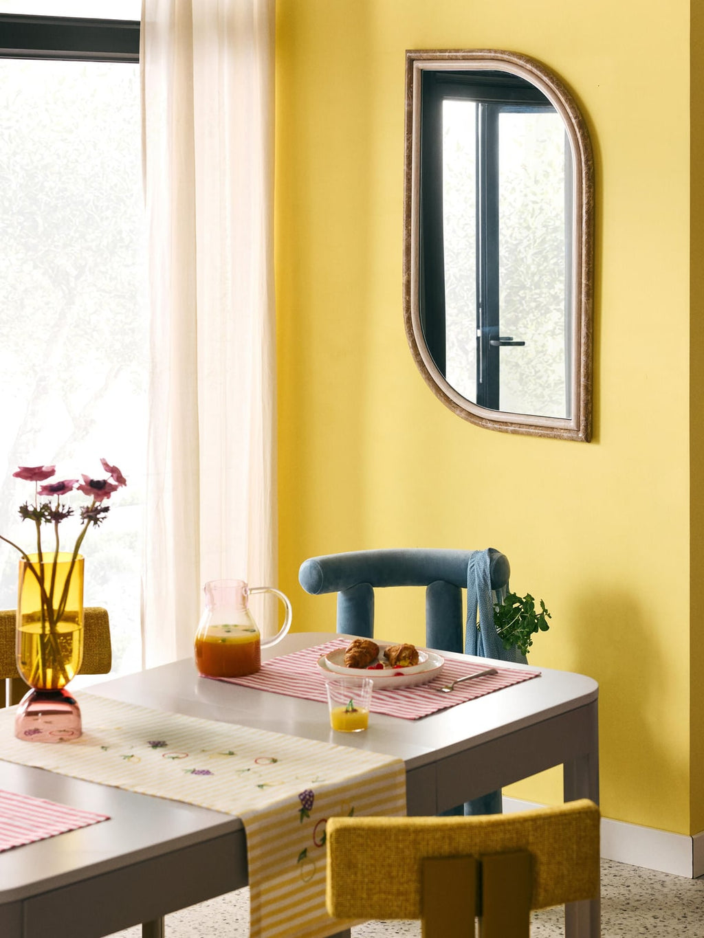 Ravensworth Wall Mirror in an Organic Shape