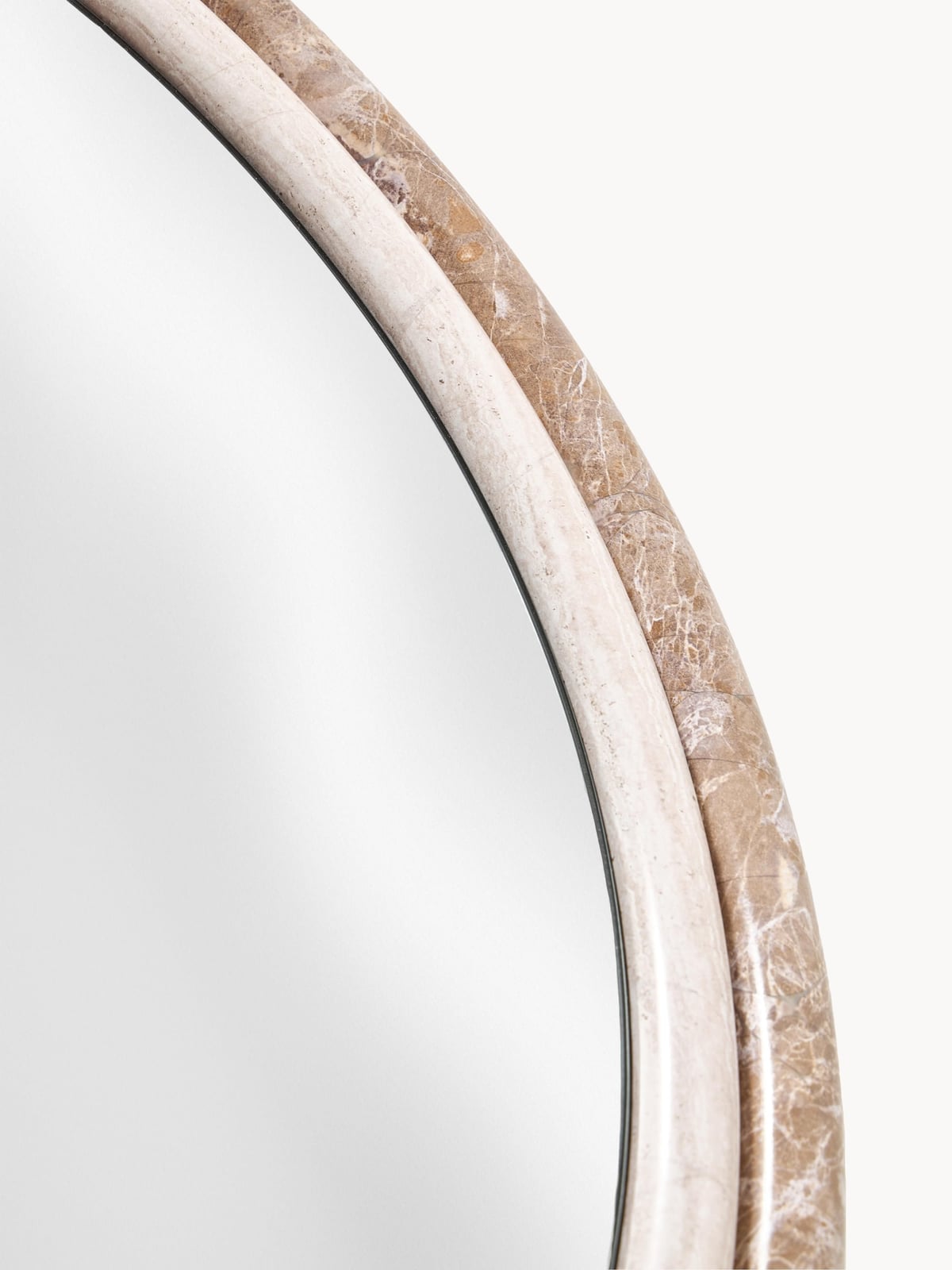 Ravensworth Wall Mirror in an Organic Shape