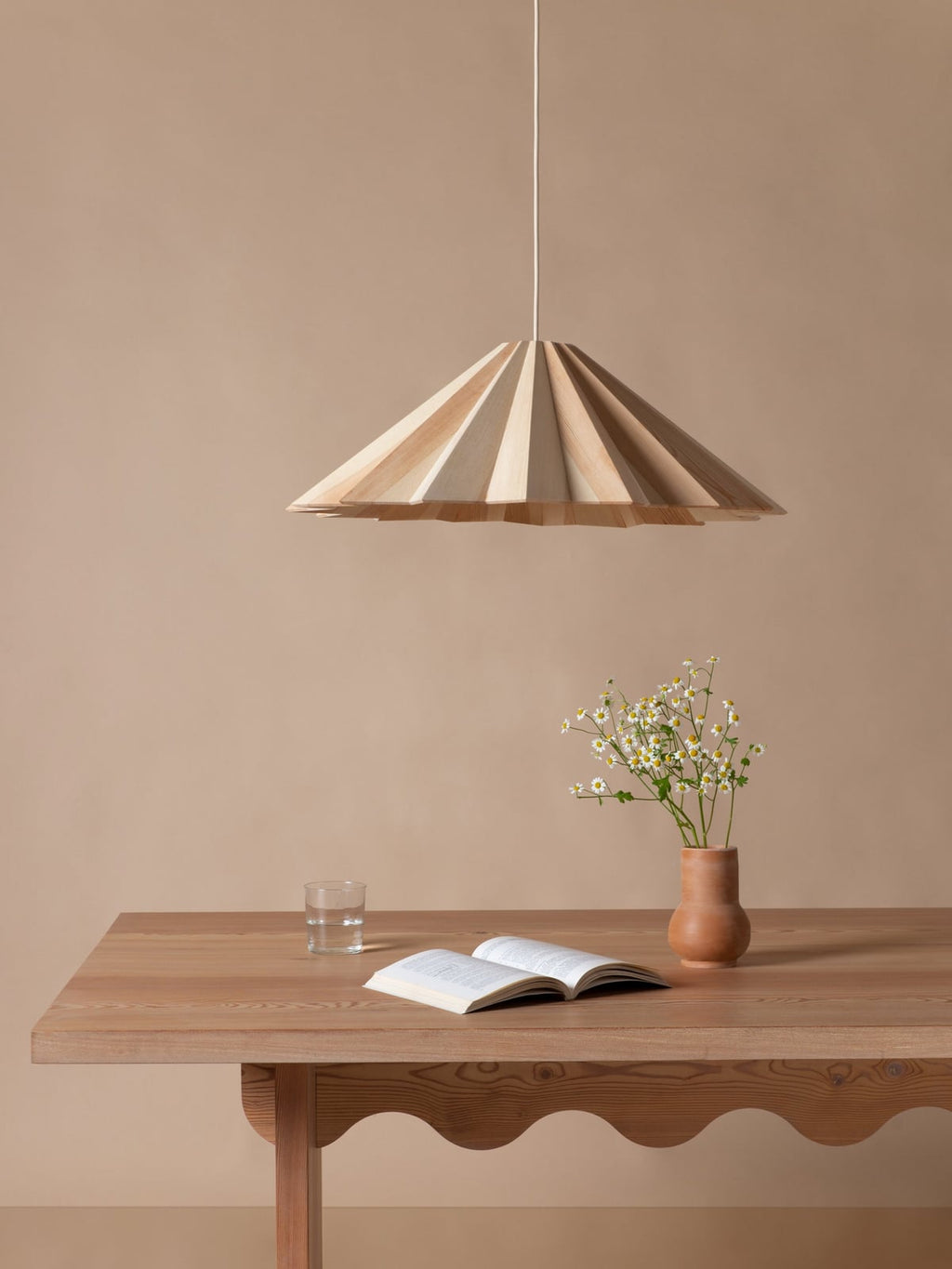 Redmoor Handmade Pine Wood Pendant Light, in various sizes