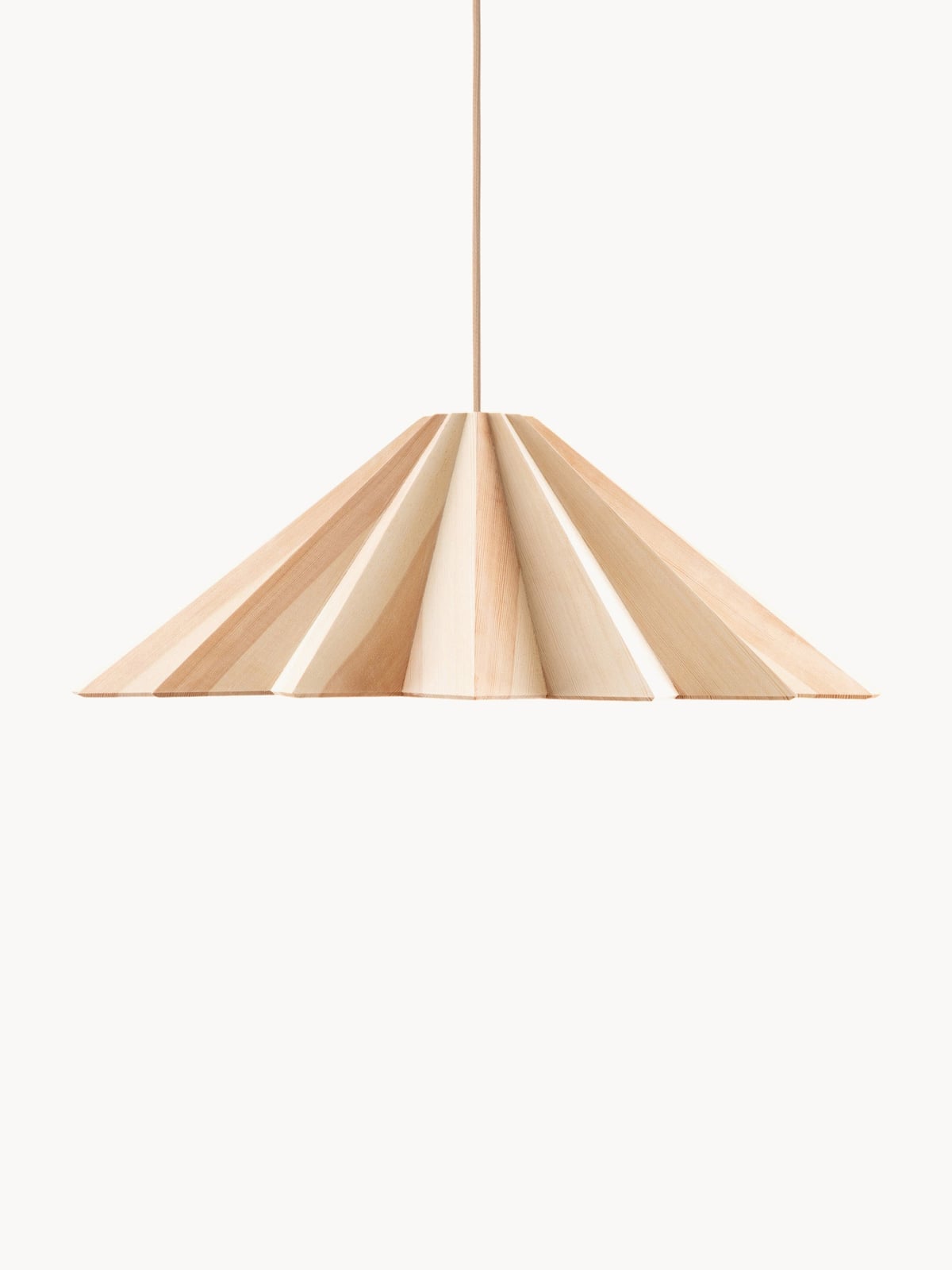 Redmoor Handmade Pine Wood Pendant Light, in various sizes