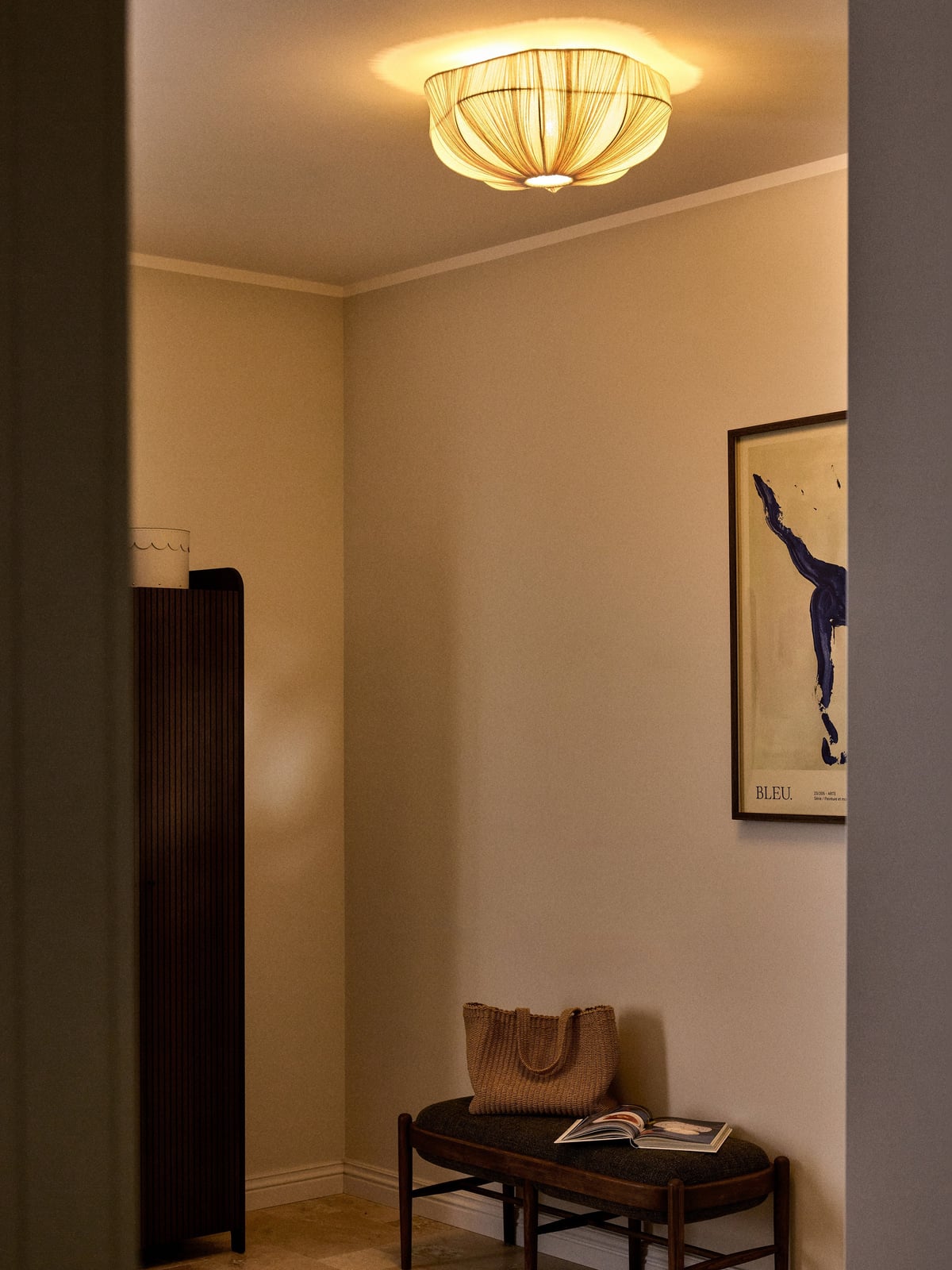 Renwick Linen Ceiling Lamp