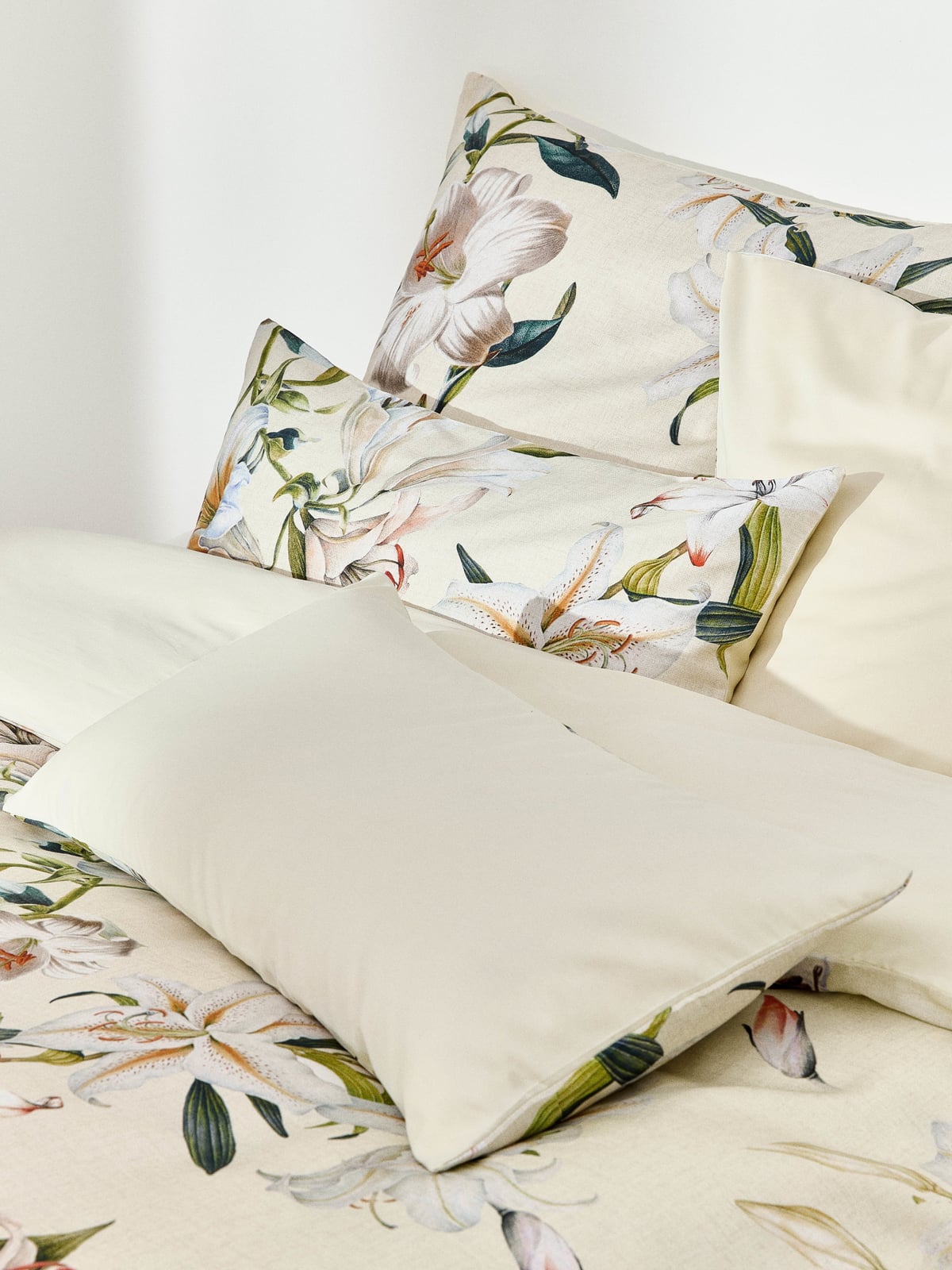 Rothbury Cotton Sateen Duvet Cover with Floral Print