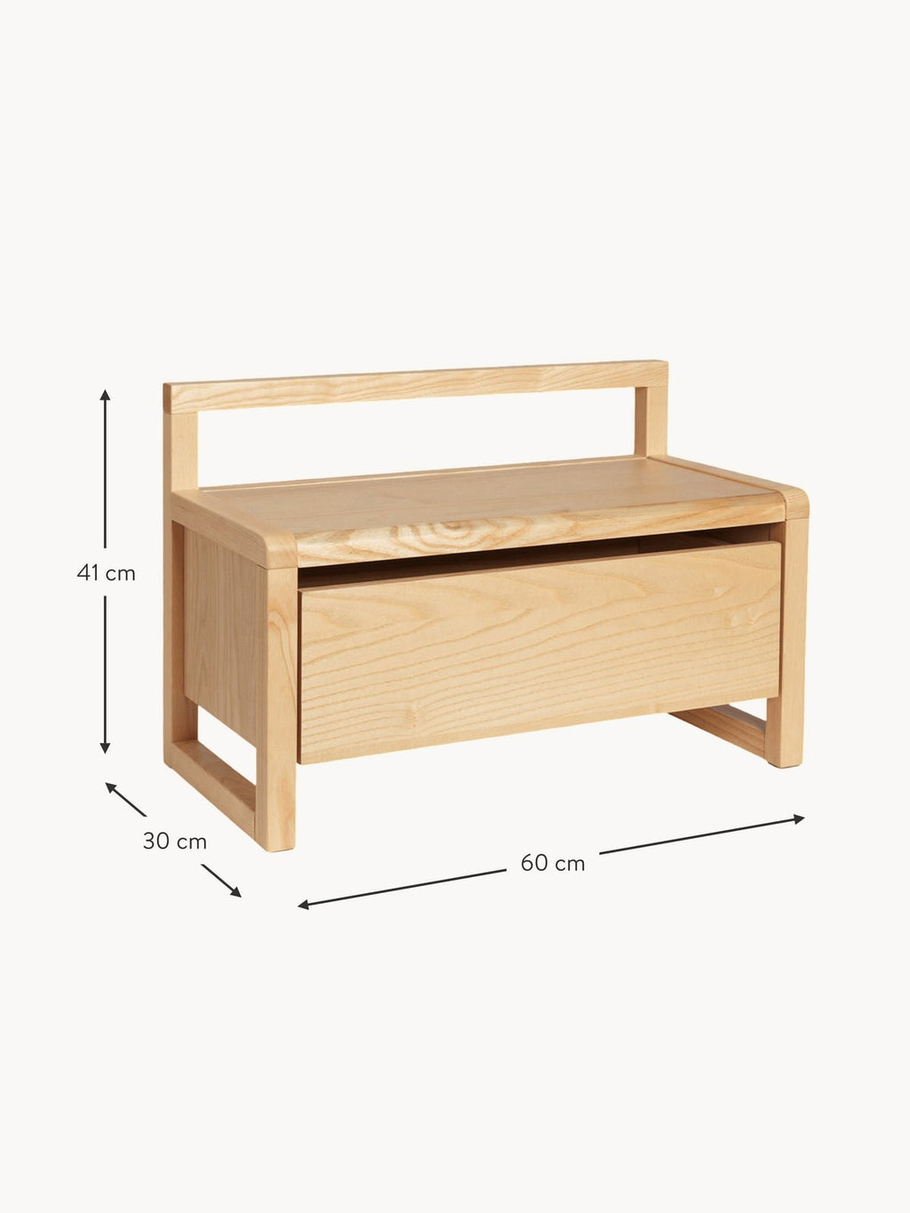 Rothley Kids Wooden Bench Little with Storage