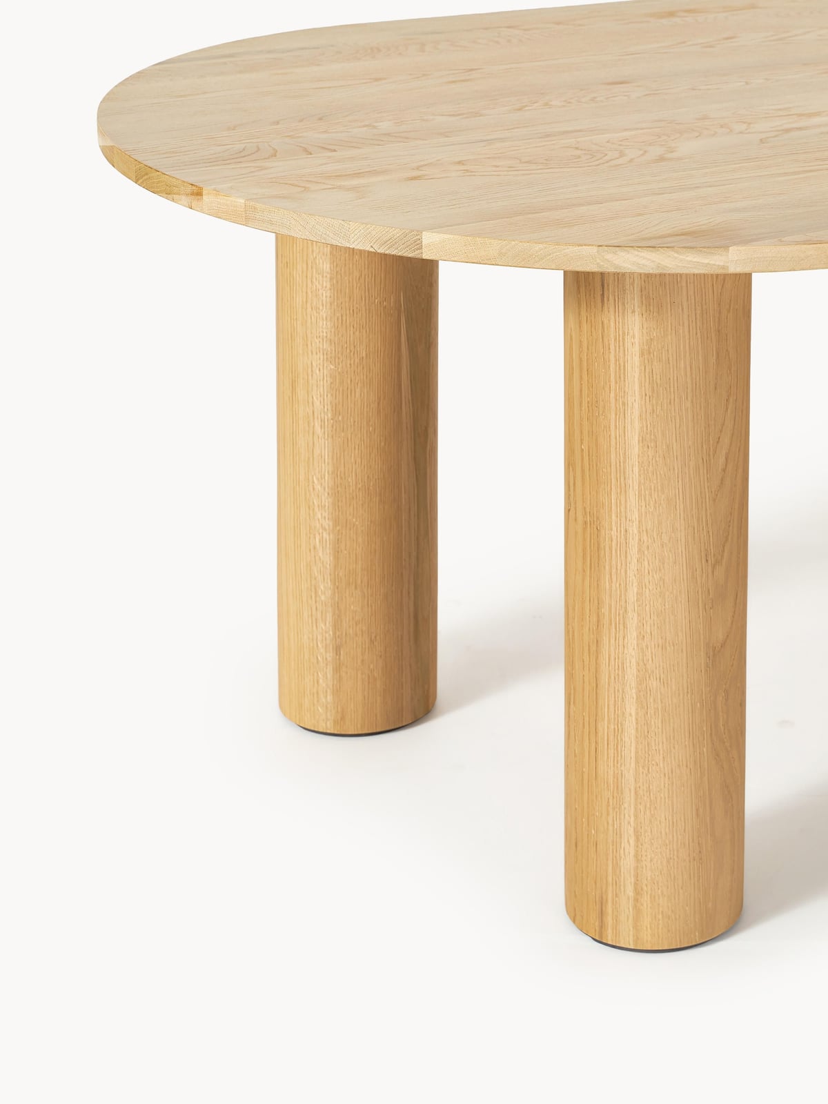 Rothley Oval Oak Wood Dining Table, in various sizes