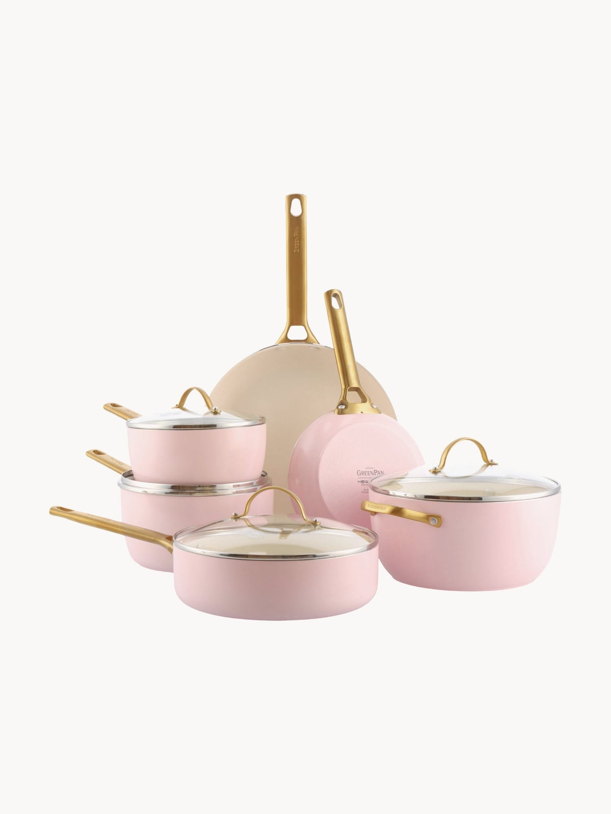 Rushmore Non-stick Coated Cookware Set Padova, Set of 10