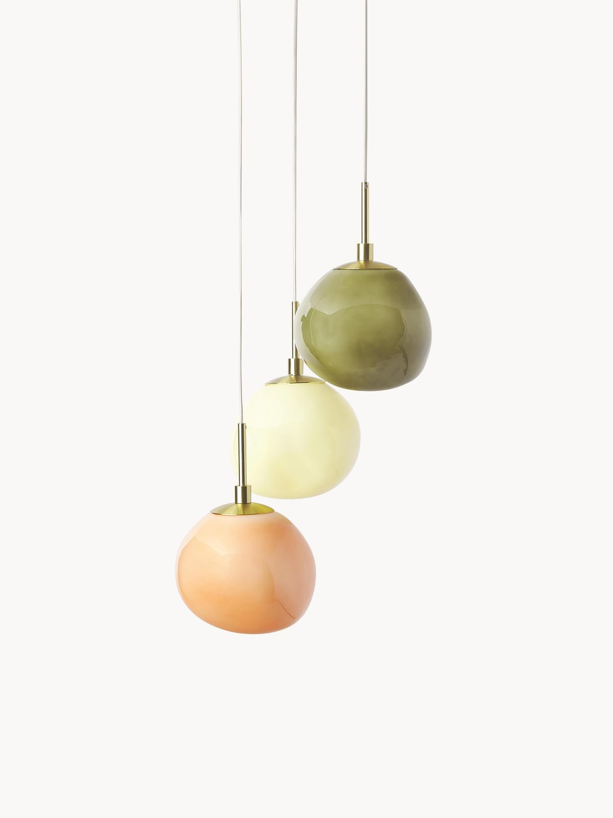 Rushmore Opal Glass Cluster Pendant Light