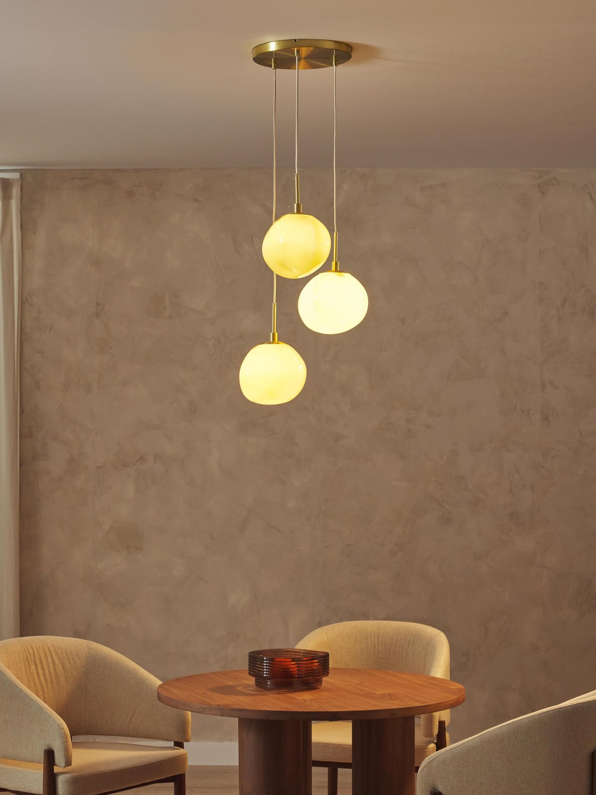 Rushmore Opal Glass Cluster Pendant Light