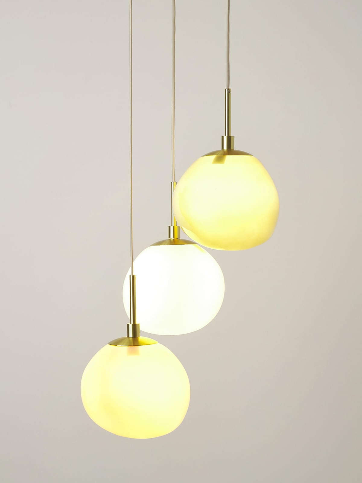 Rushmore Opal Glass Cluster Pendant Light