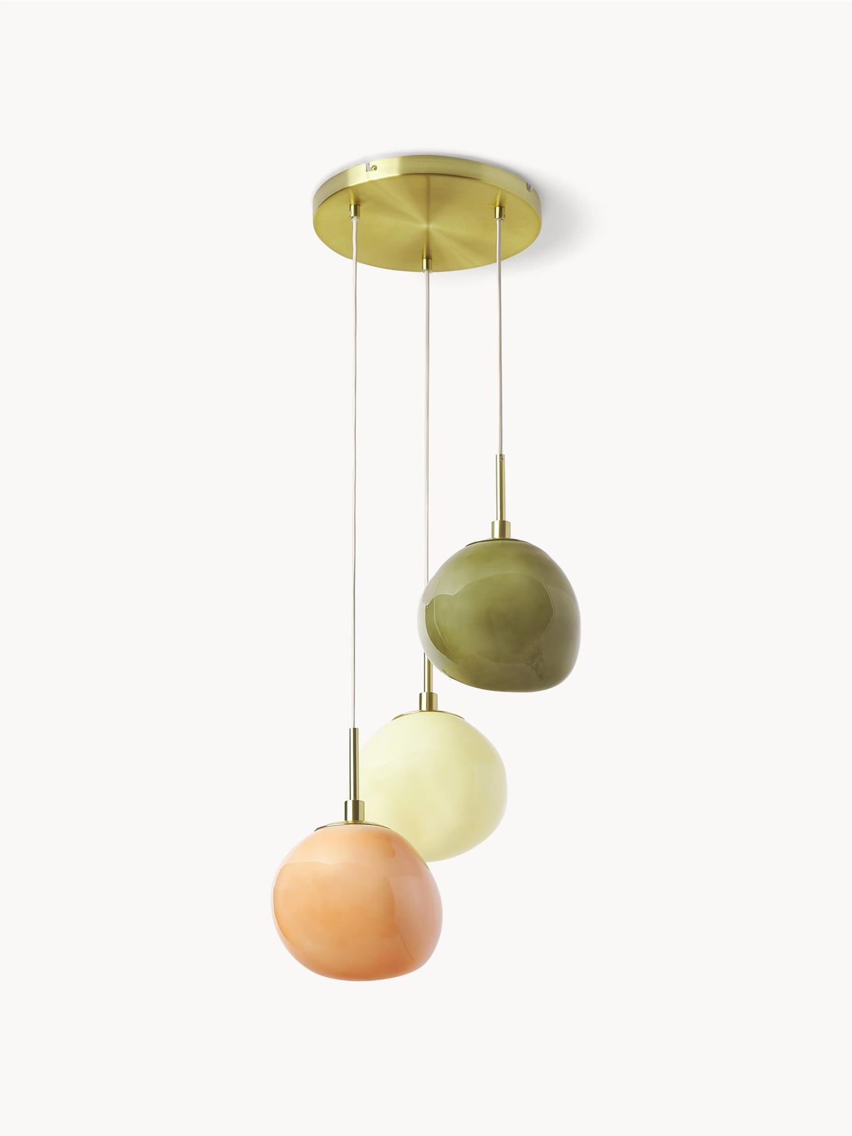 Rushmore Opal Glass Cluster Pendant Light