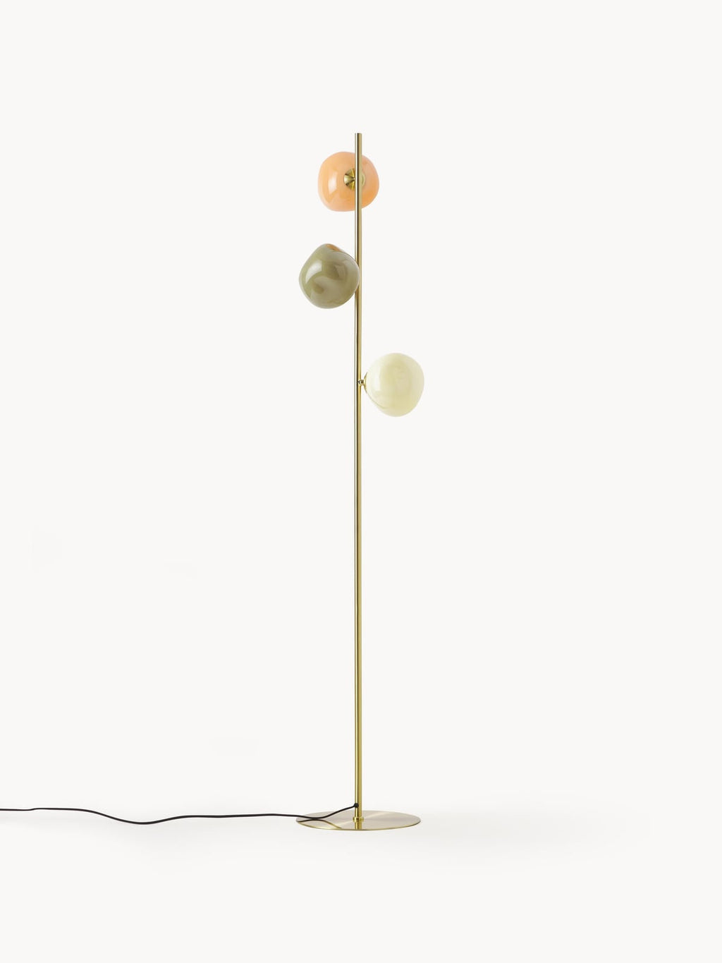 Rushmore Opal Glass Floor Lamp
