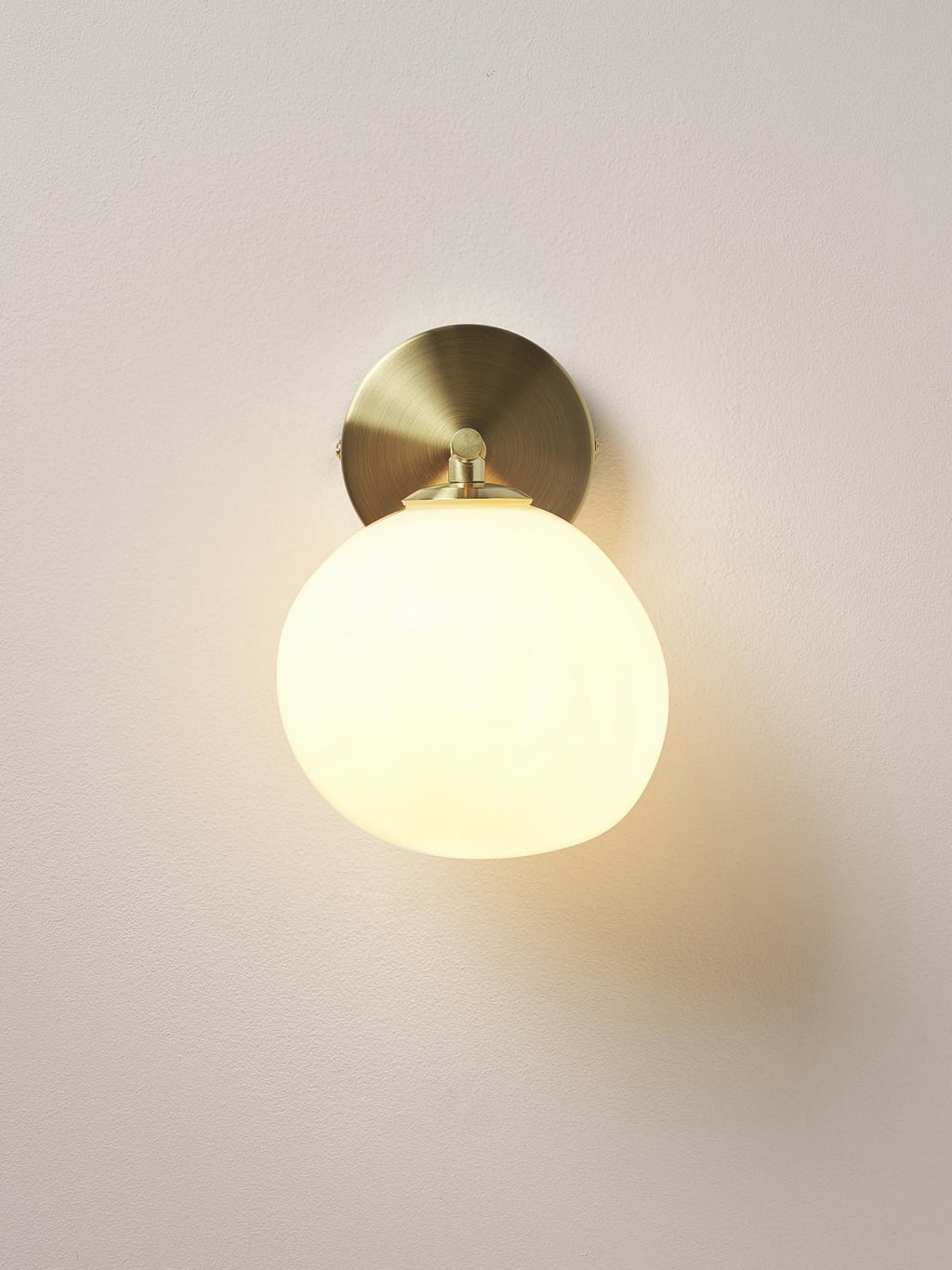 Rushmore Opal Glass Wall Lamp