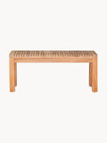 Rushmore Teak Wood Garden Bench, W 130 cm