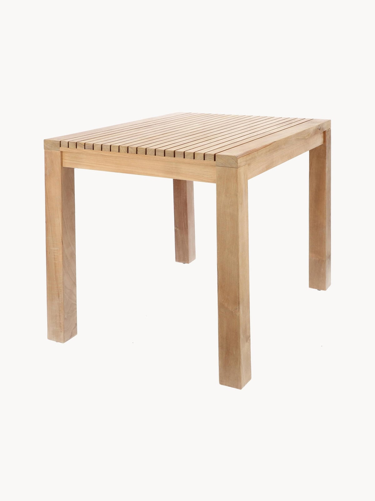 Rushmore Teak Wood Garden Table, 75 X 60 cm