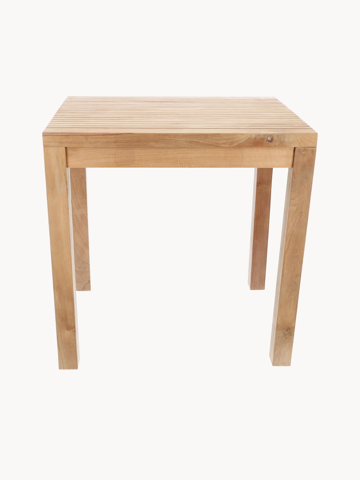 Rushmore Teak Wood Garden Table, 75 X 60 cm