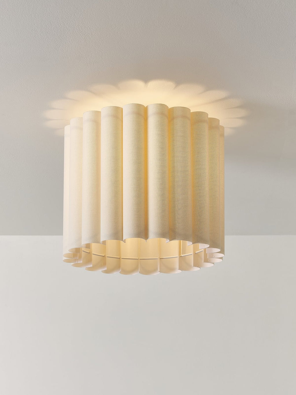 Ryedale Linen Ceiling Lamp