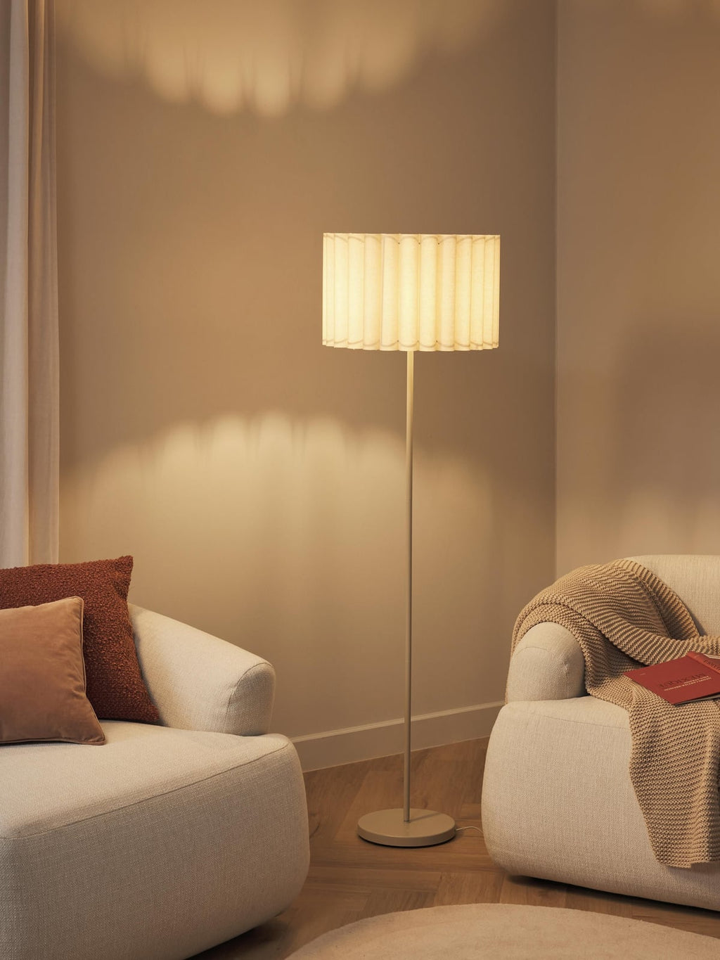Ryedale Linen Floor Lamp