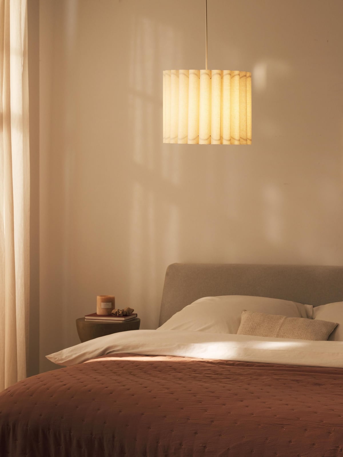 Ryedale Linen Pendant Light