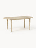 Ryedale Oval Oak Wood Dining Table, 200 x 100 cm