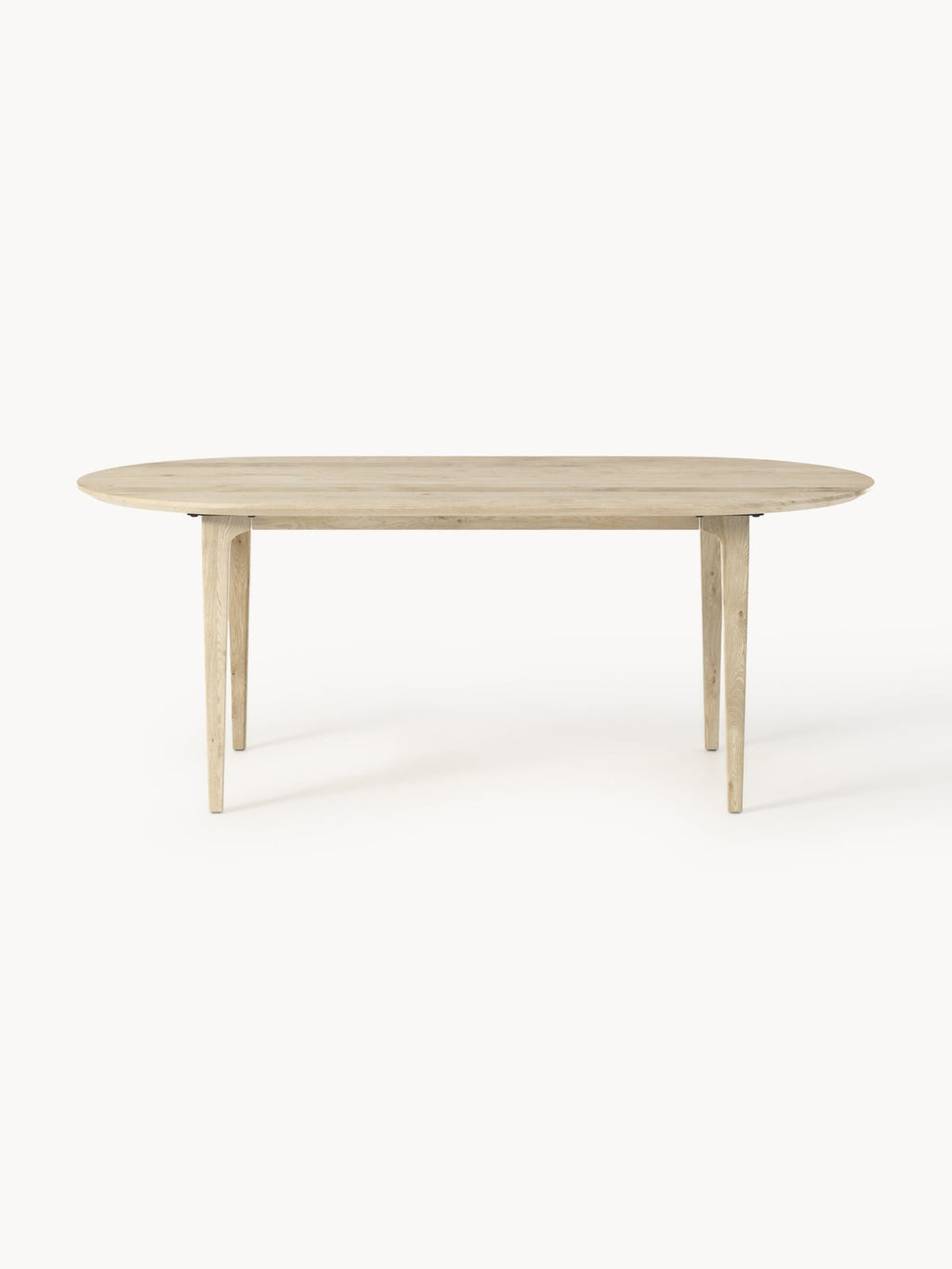 Ryedale Oval Oak Wood Dining Table, 200 x 100 cm