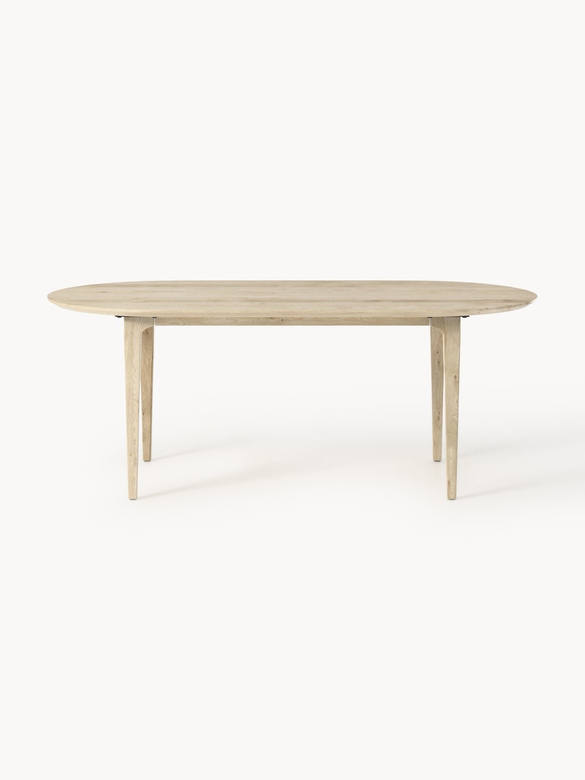 Ryedale Oval Oak Wood Dining Table, 200 x 100 cm