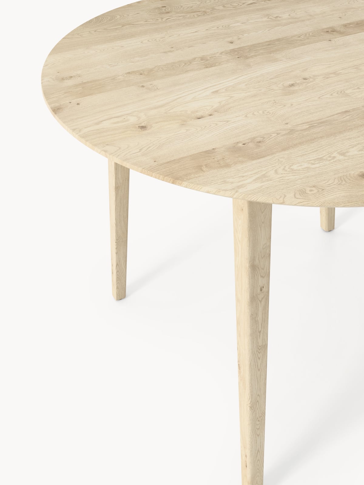 Ryedale Round Oak Wood Dining Table, various sizes