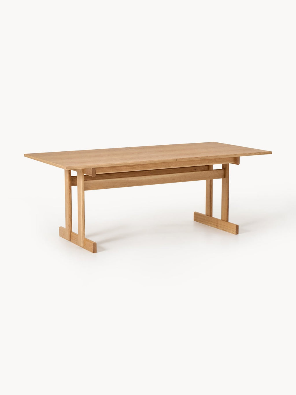 Saxby Extendable Oak Wood Dining Table, in various sizes