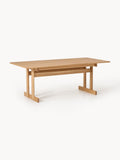 Saxby Extendable Oak Wood Dining Table, in various sizes