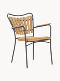 Saxby Teak Wood Garden Chairs, Set of 2