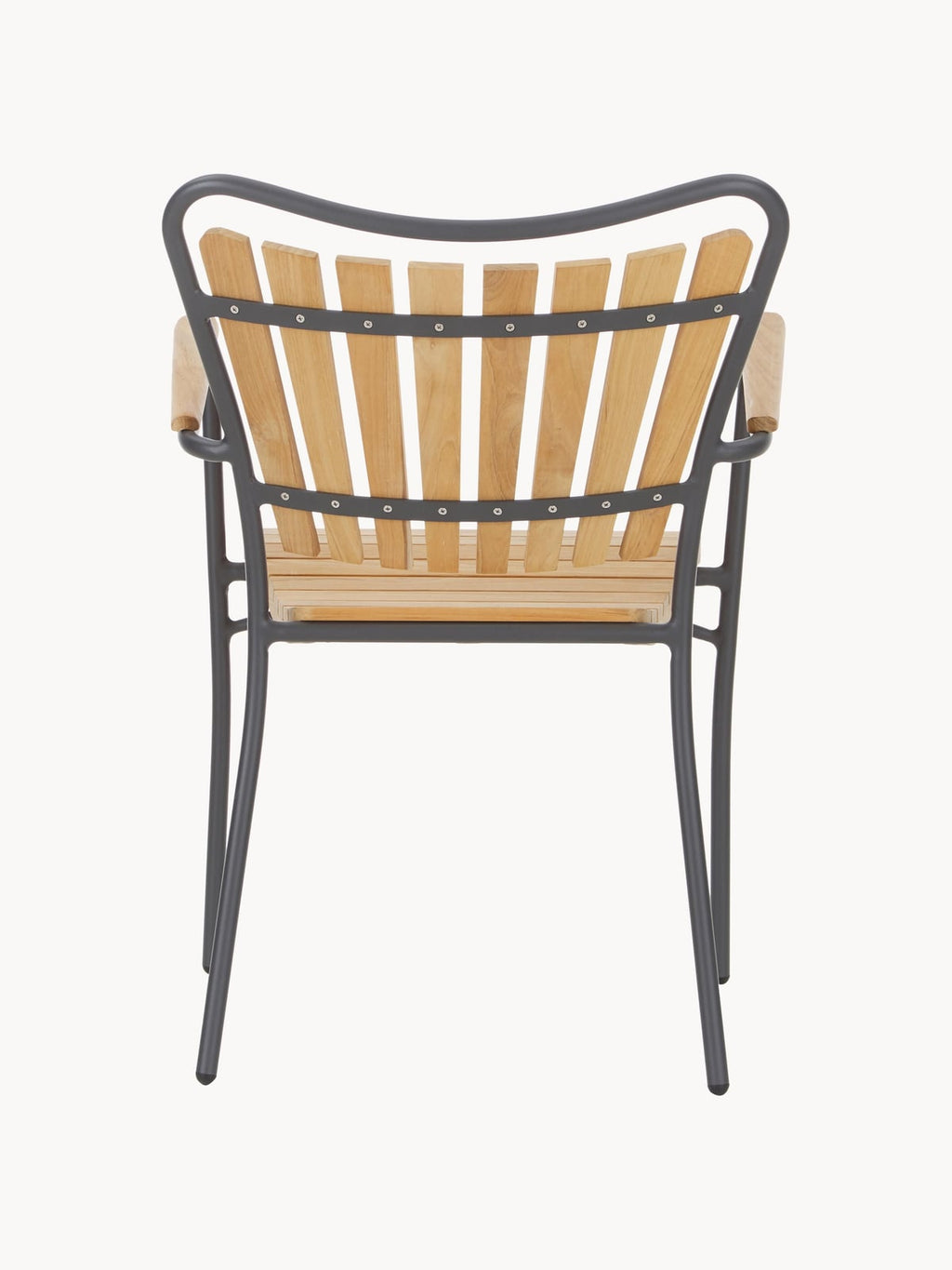 Saxby Teak Wood Garden Chairs, Set of 2