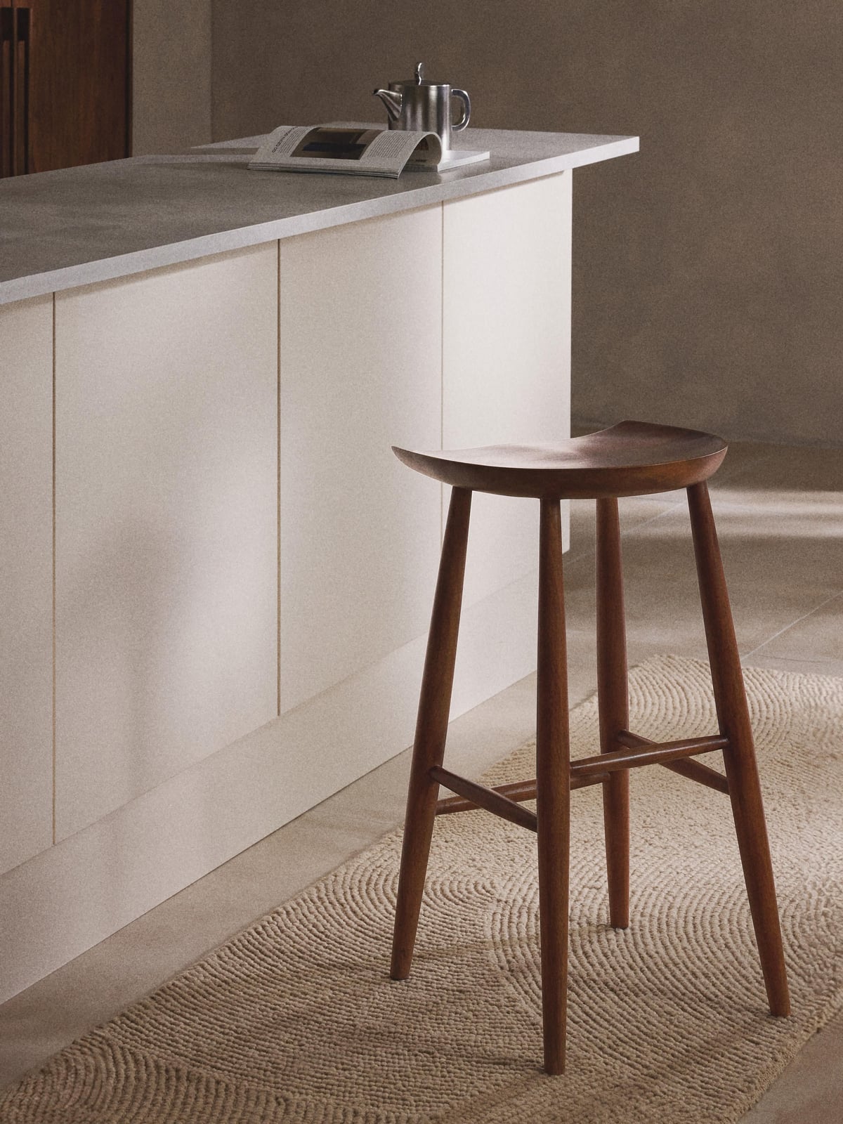 Selby Mango Wood Bar Stool