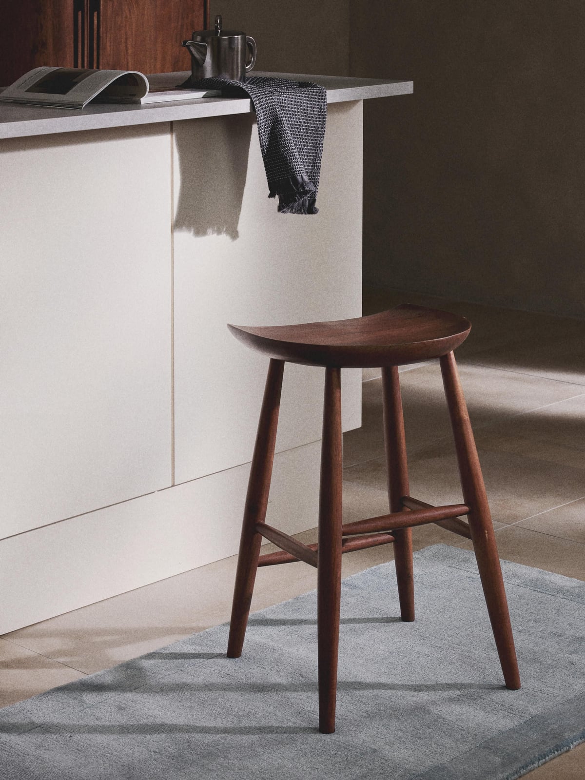 Selby Mango Wood Counter Stool
