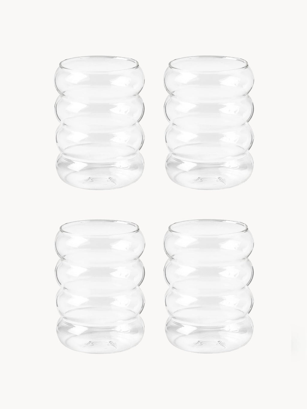 Selby Mouth-Blown Borosilicate Tumblers, Set of 4