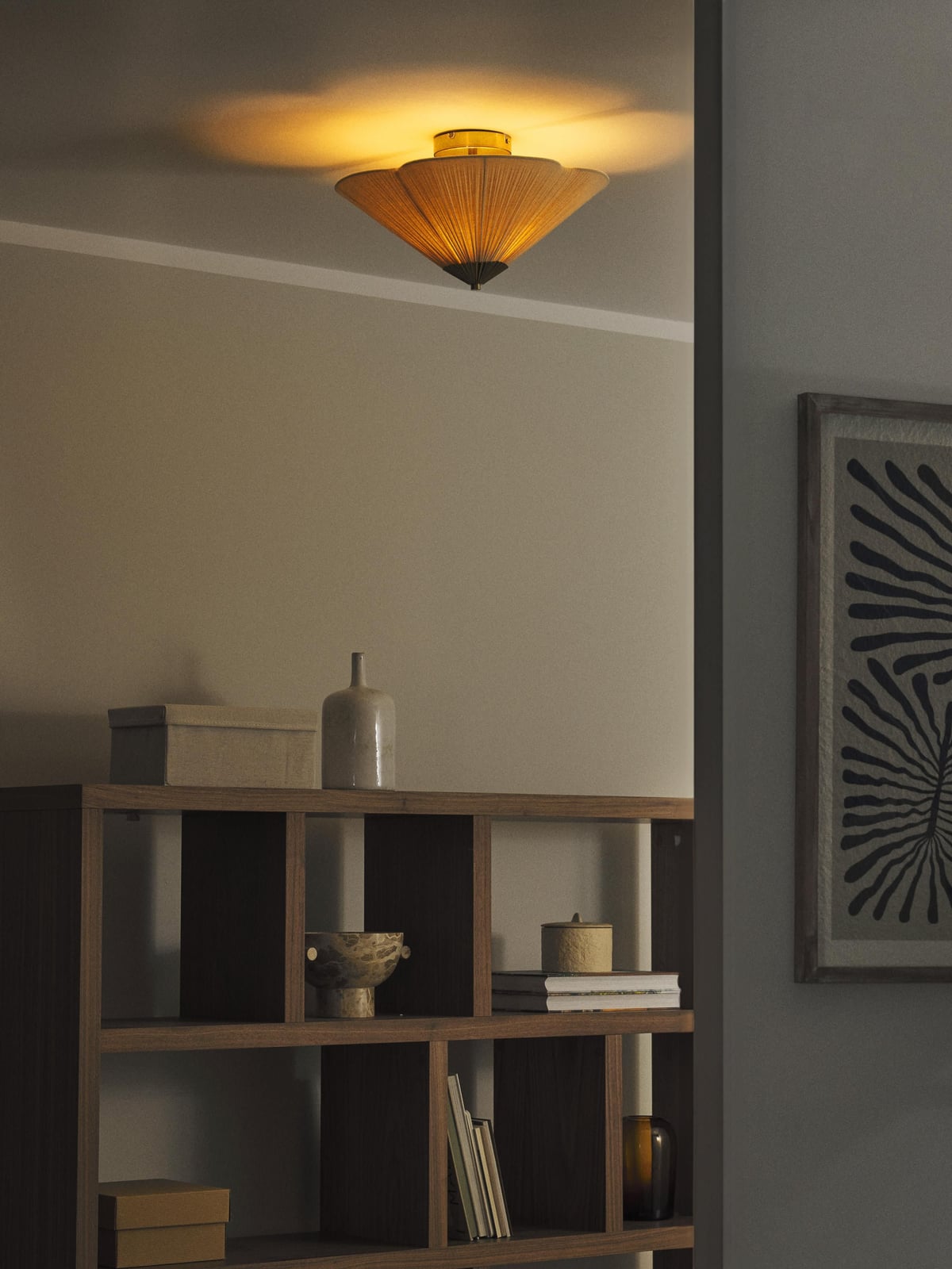 Skelwith Ceiling Lamp with Inverted Lampshade